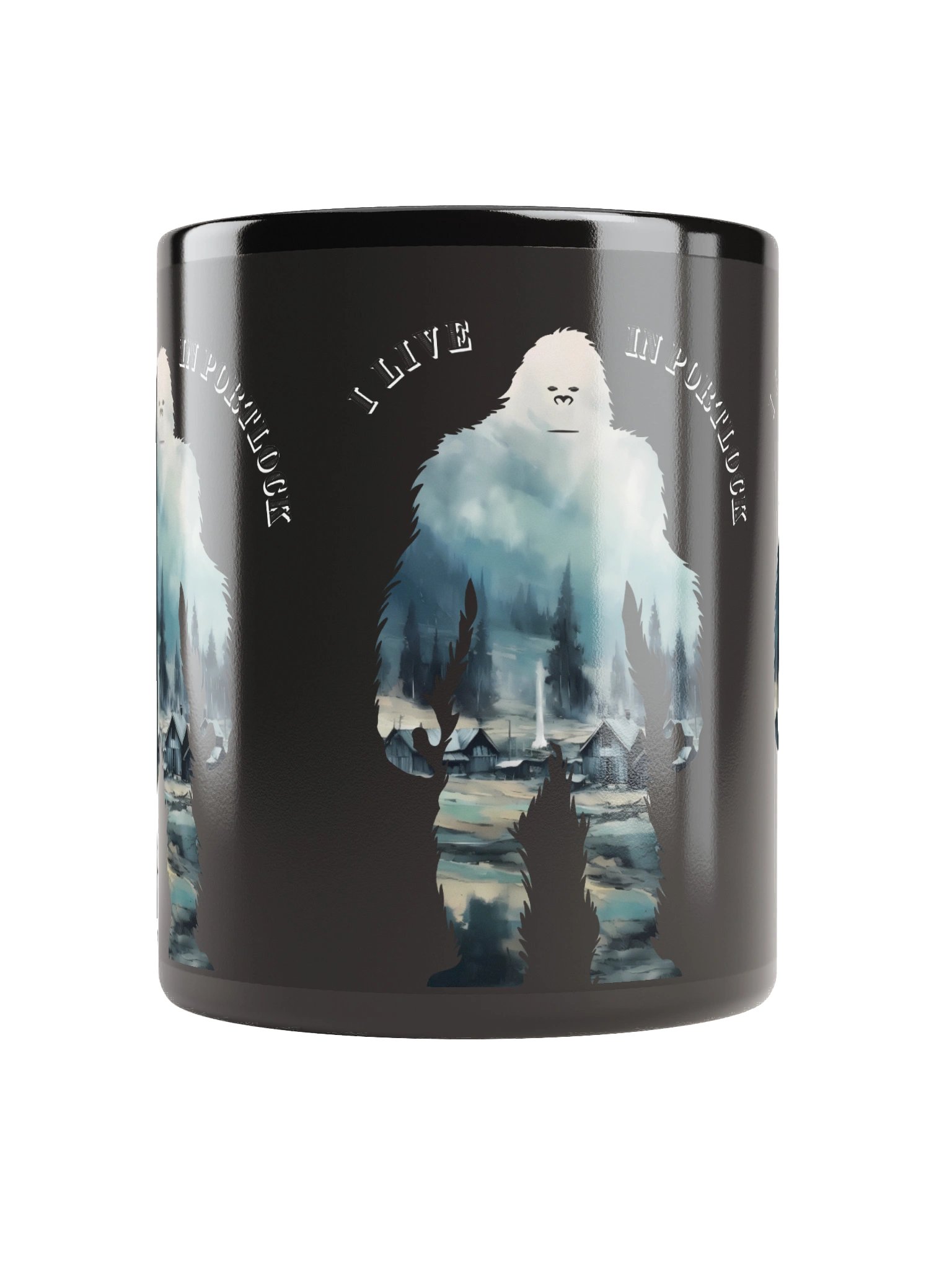 Bigfoot Lover's Scenic Silhouette Mug product image (10)