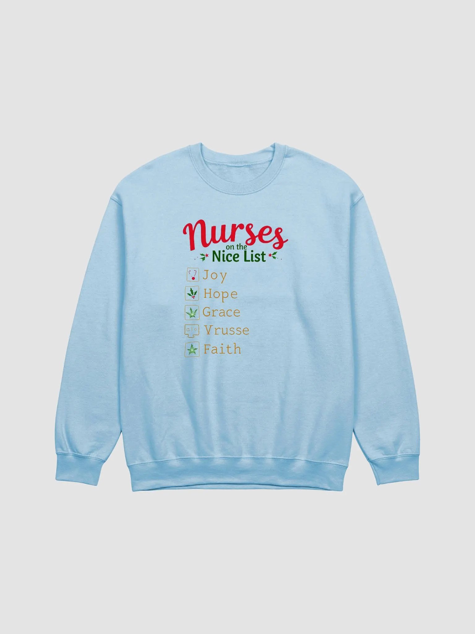 Festive Nurses on the Nice List Sweatshirt product image (3)
