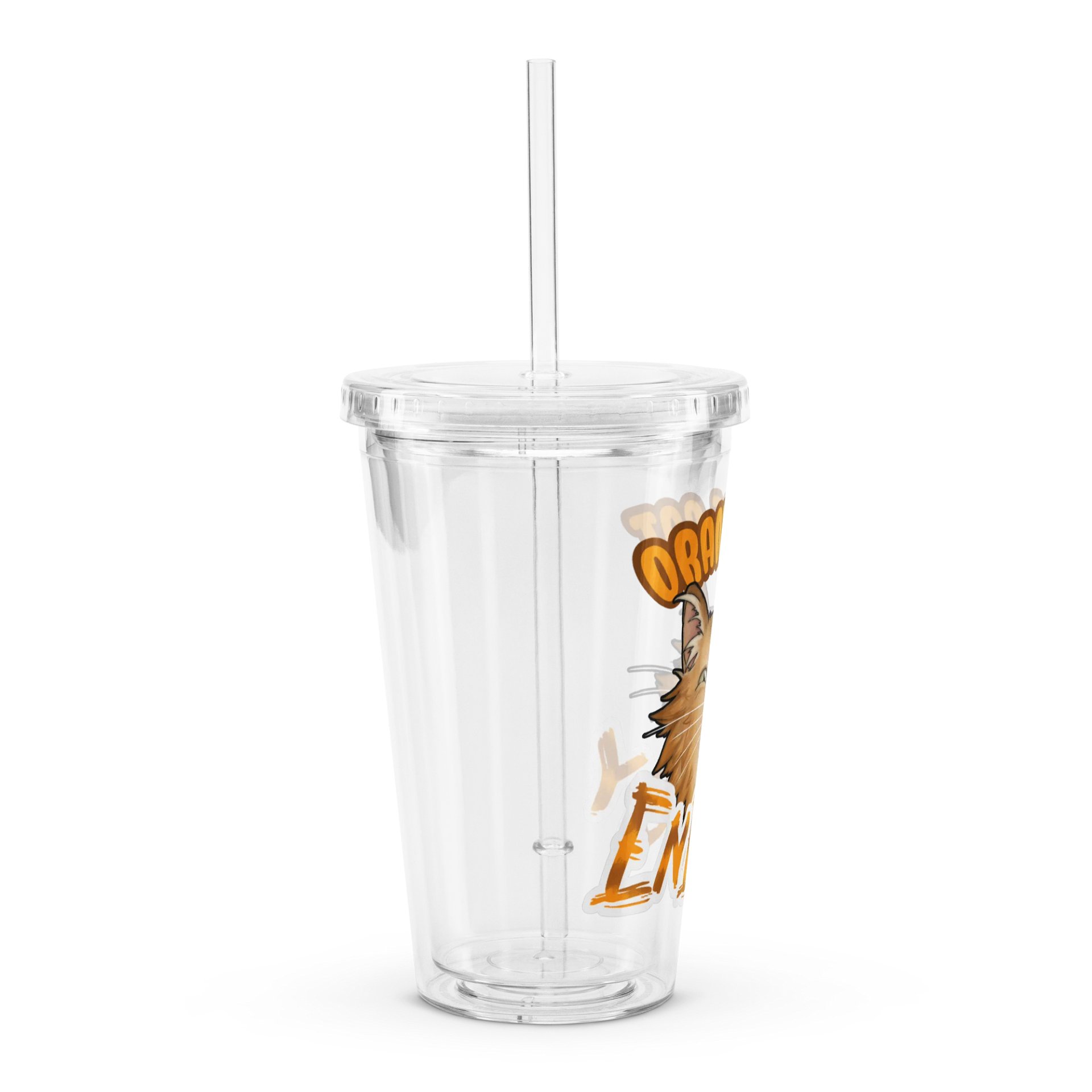 Orange Cat Energy Sippy Cup product image (3)