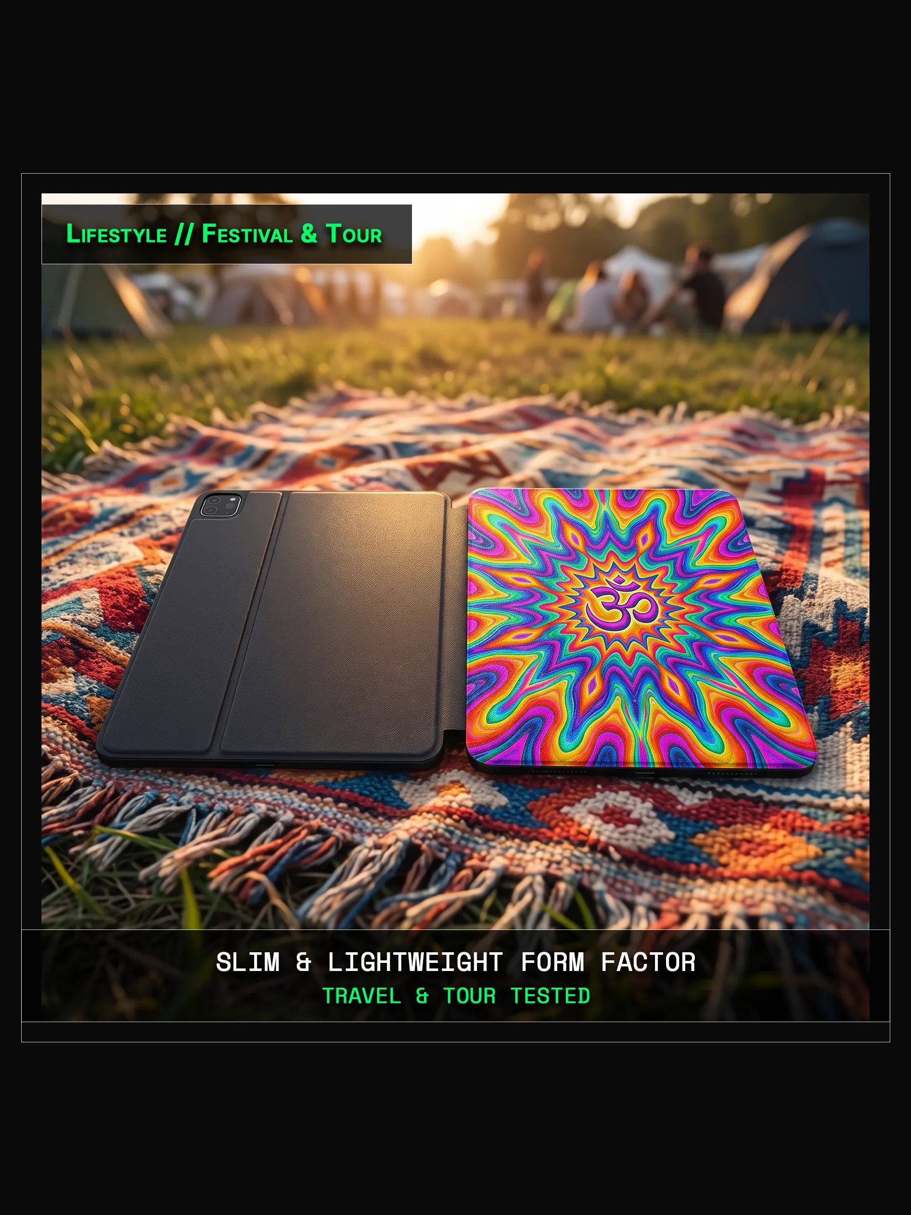 Artifact 01: Liquid Aum Resonance - Protective iPad Hardshell product image (6)