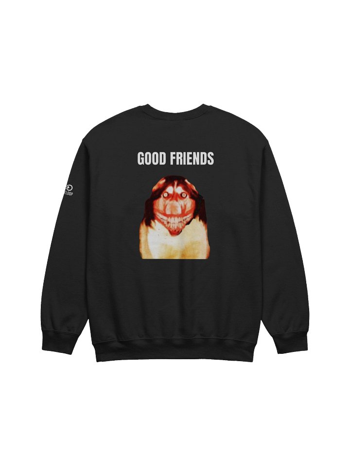 Sweatshirt bt gf smile dog product image (13)