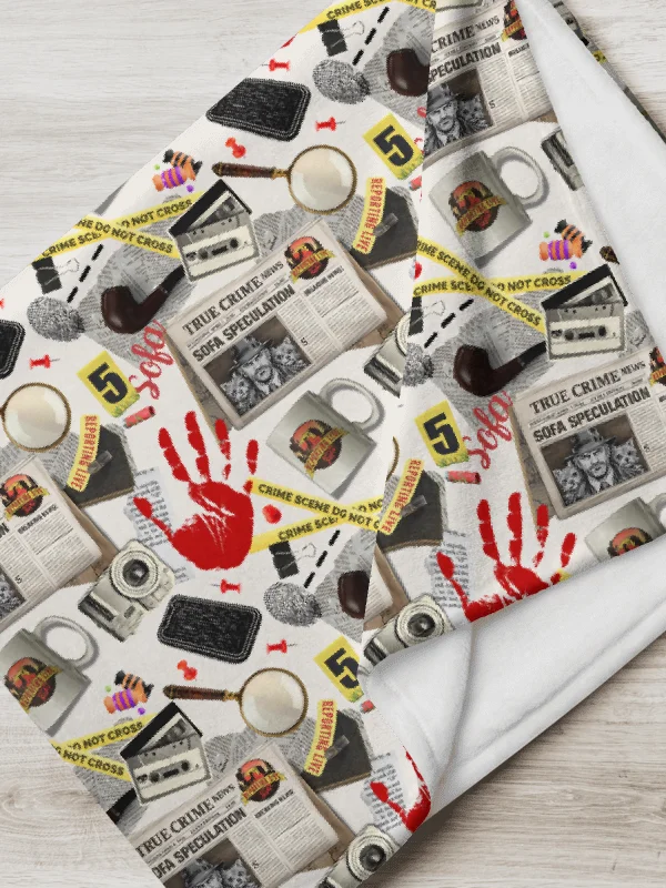 True Crime Throw Blanket Sofa Cringe Binge product image (10)