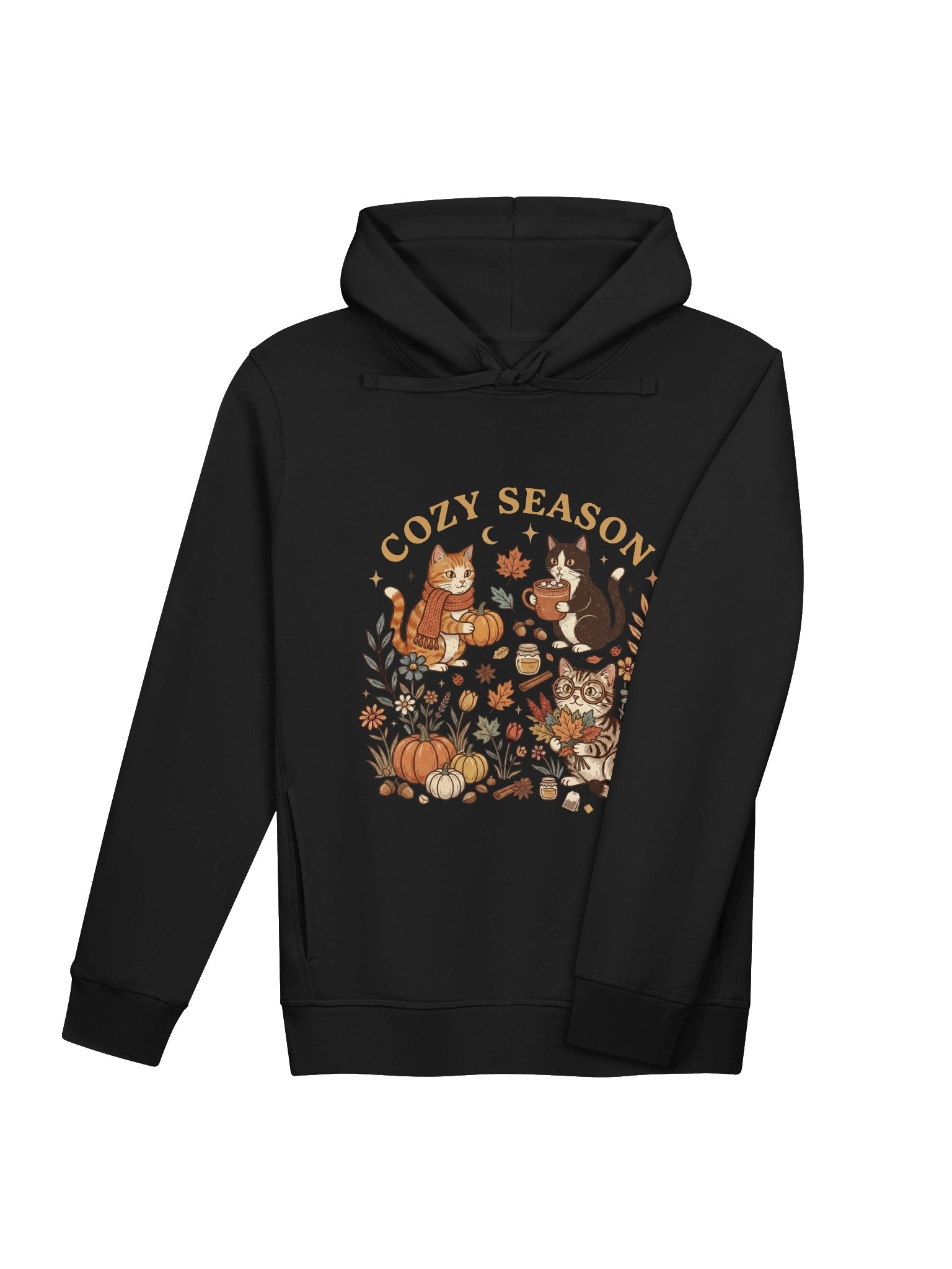 Autumn Cats Hoodie – Cute Cat Lover Hoodie product image (4)