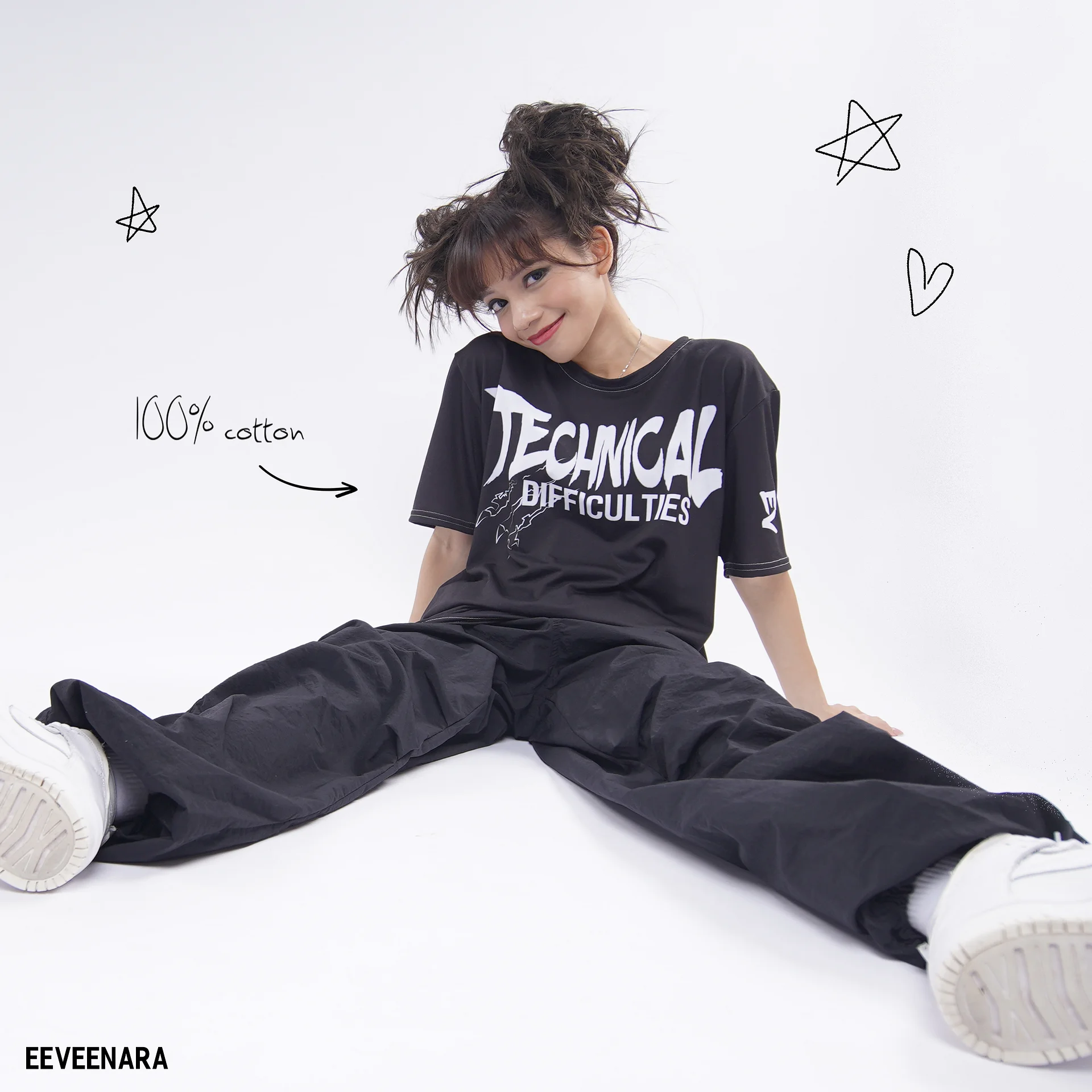 TECHNICAL DIFFICULTIES TEE - [BLACK] product image (1)
