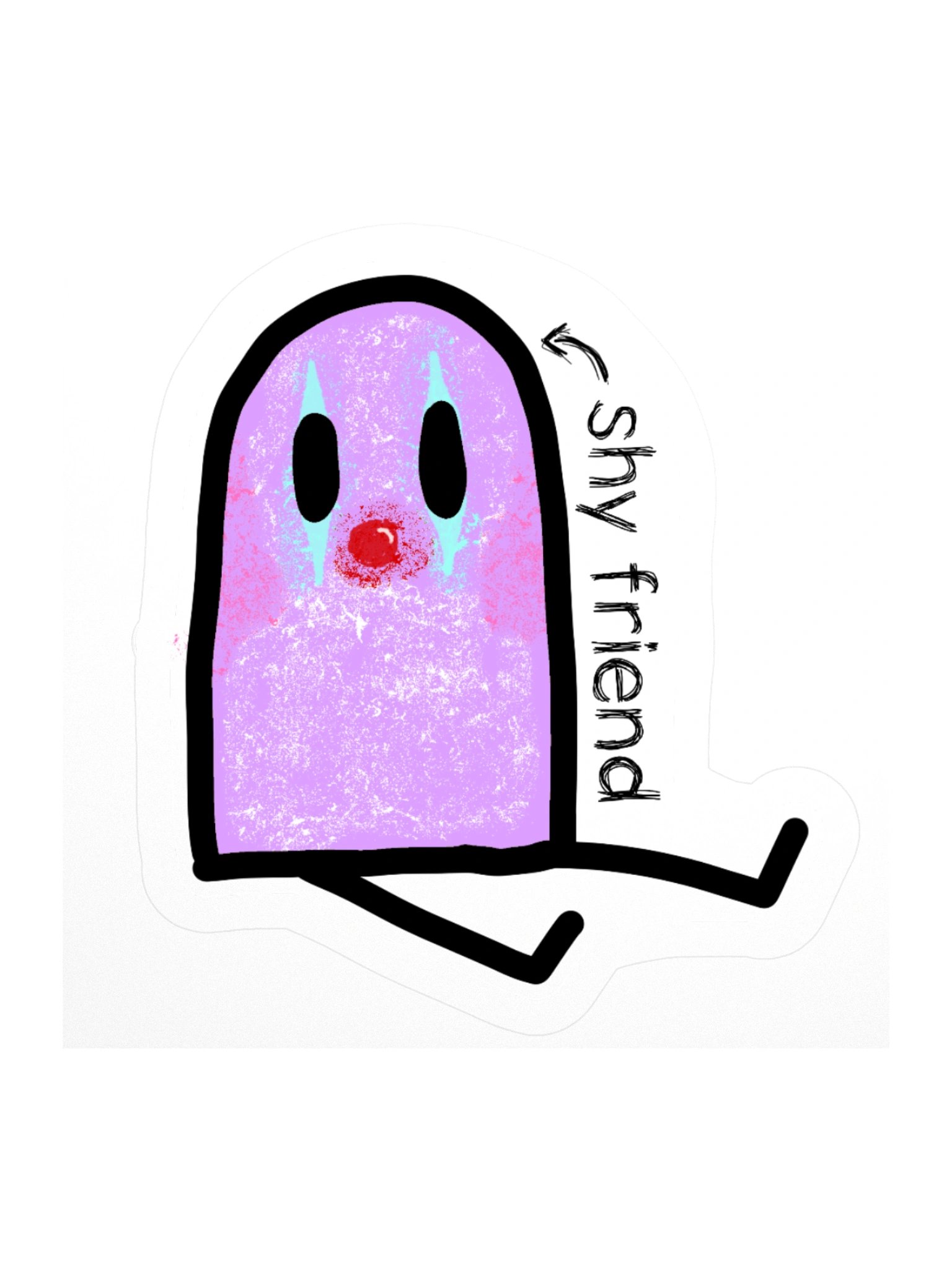SHY FRiEND clown sticker product image (2)