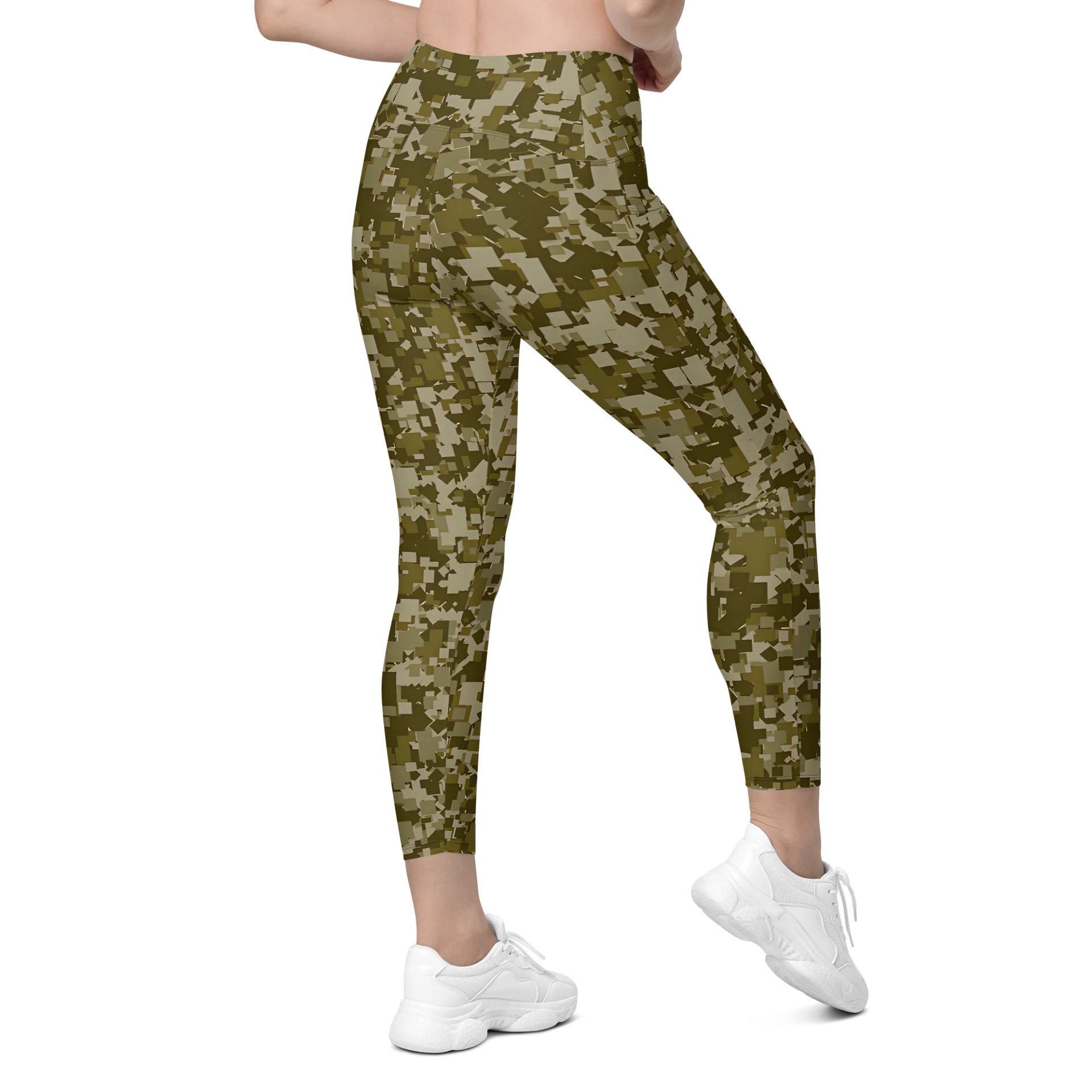 WhamBlam Camo All-Over Leggings with Pockets product image (9)