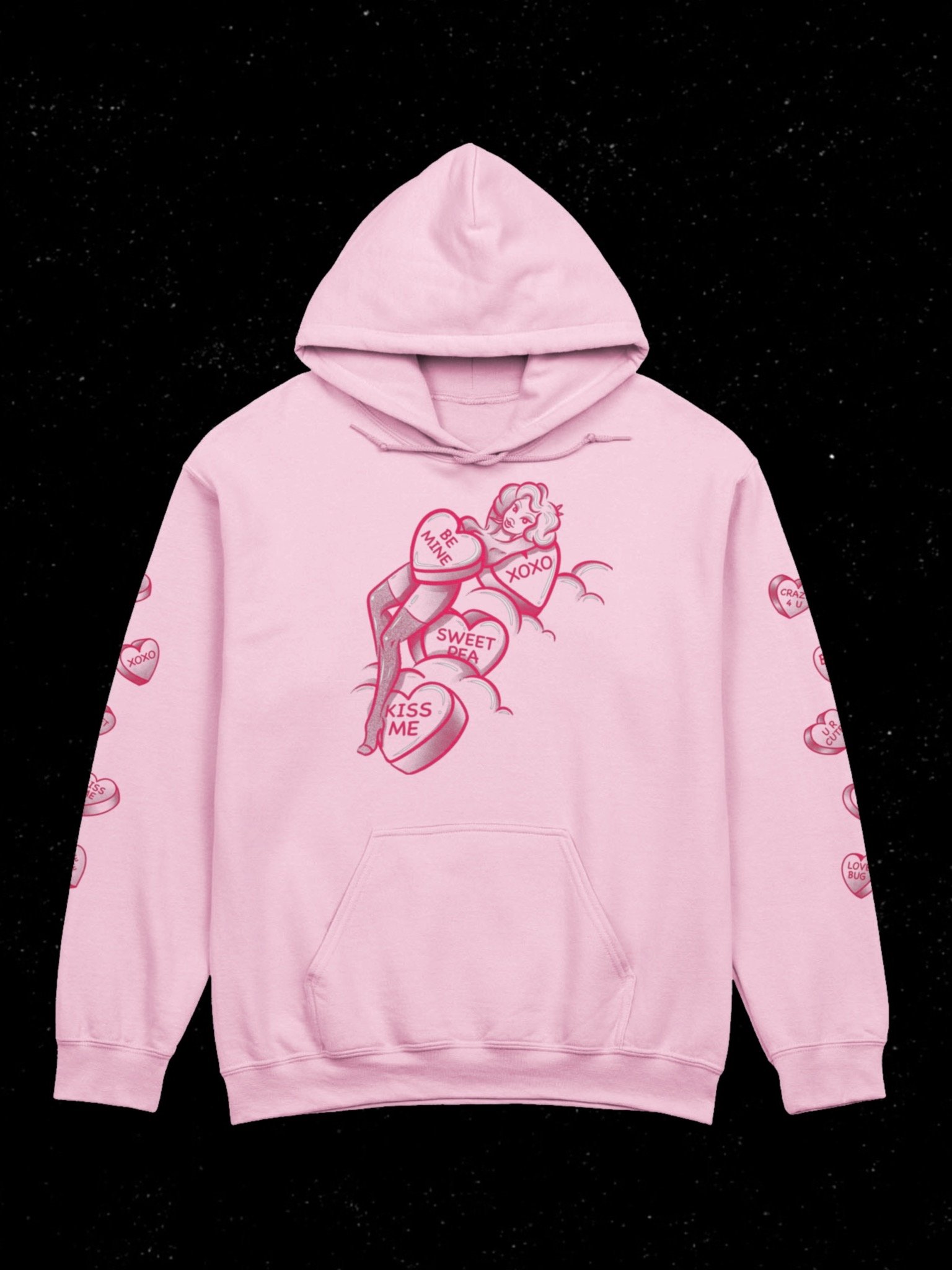 6ixblades Sweetheart Pinup Hoodie product image (1)