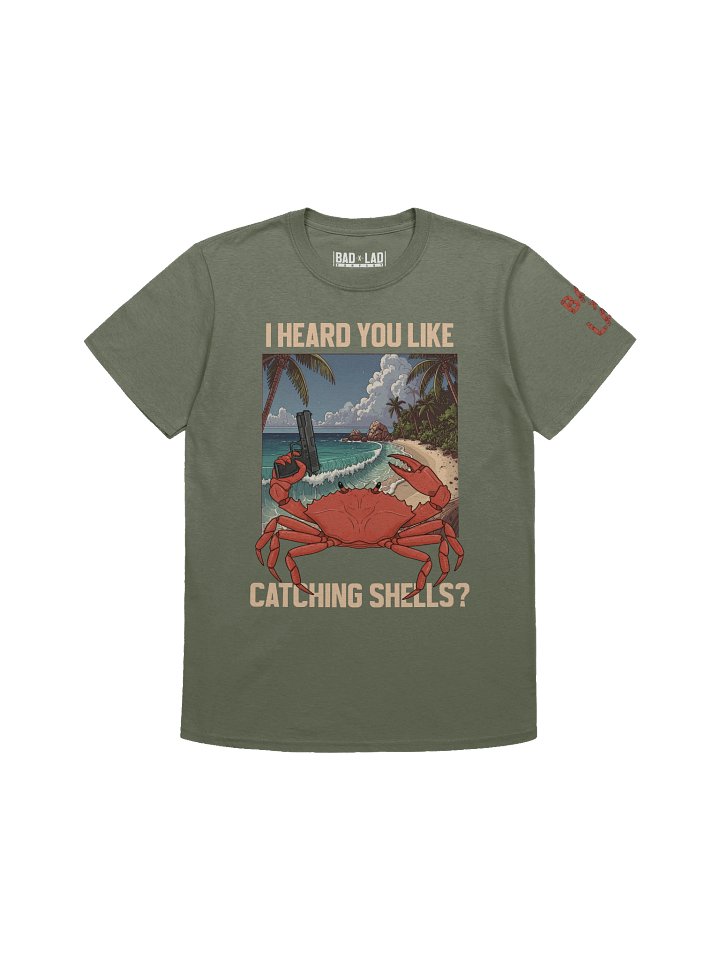 BadxLad - Crab Fights Back T-Shirt 100% Ring-spun cotton product image (1)