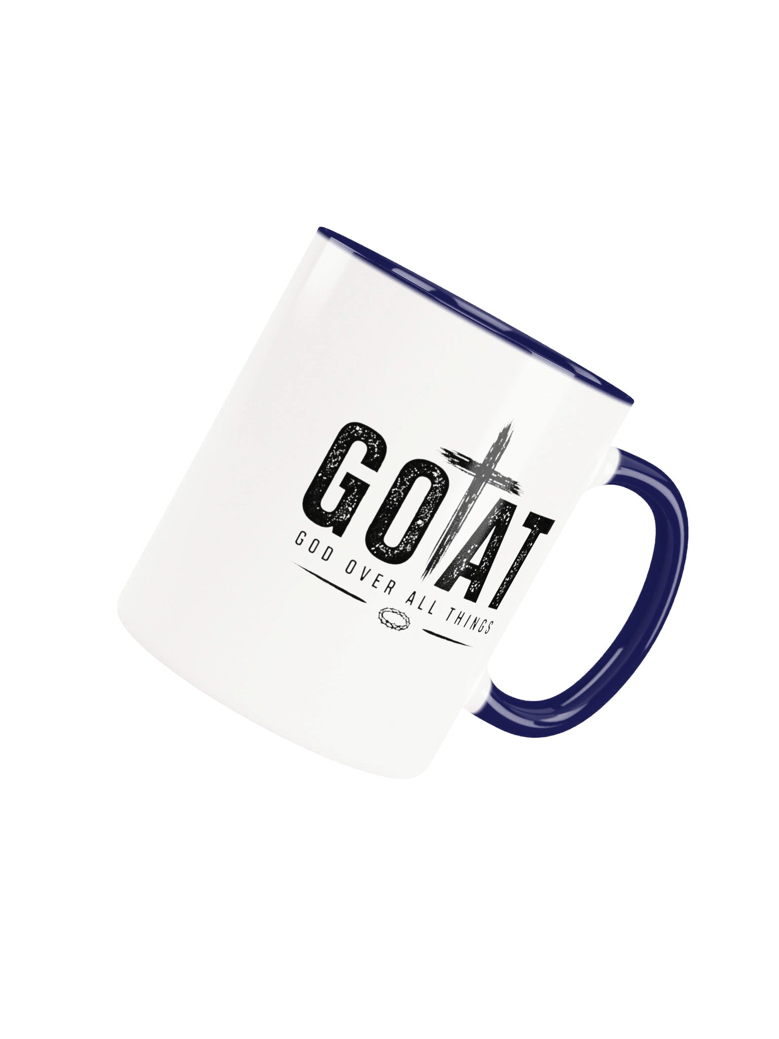 GOAT – God Over All Things Christian Coffee Mug – Faith-Based Inspirational Gift – Kingdom Life Co. product image (5)