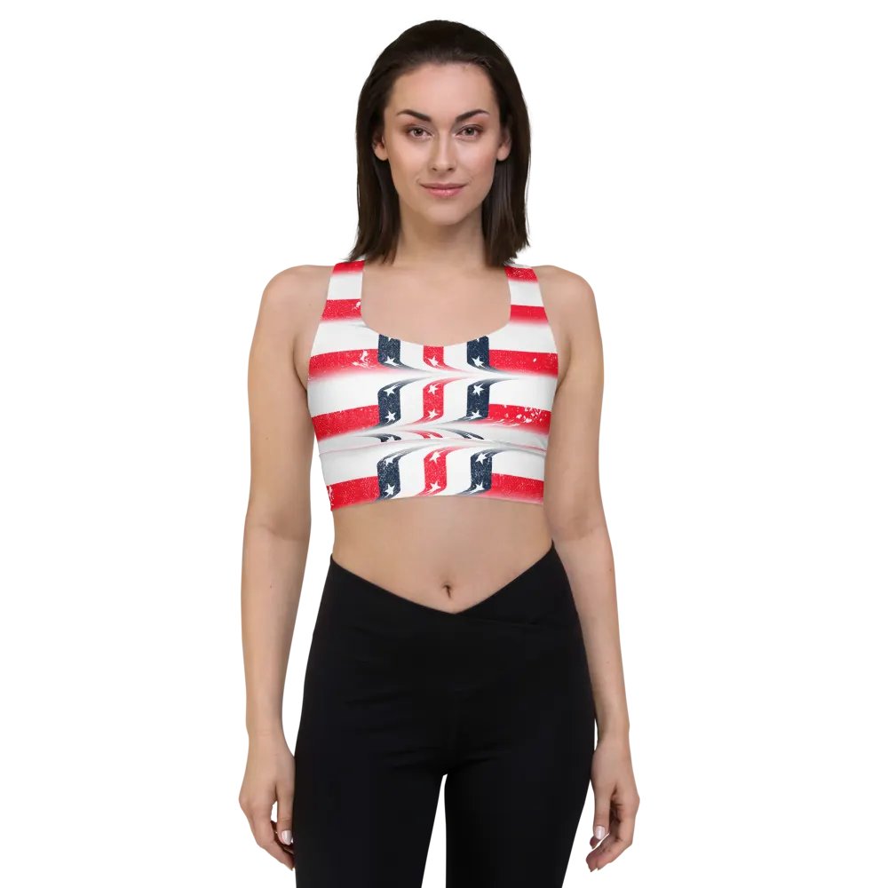 The Avery Longline Sports Bra product image (1)