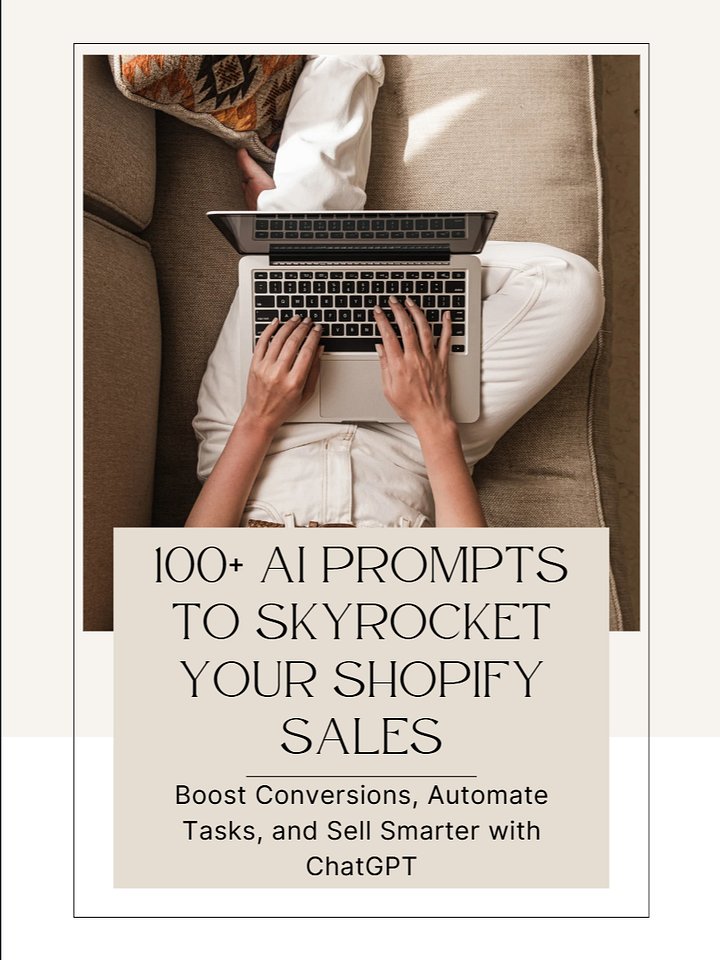 Shopify AI Prompt Pack ( 100+ Prompts) product image (1)