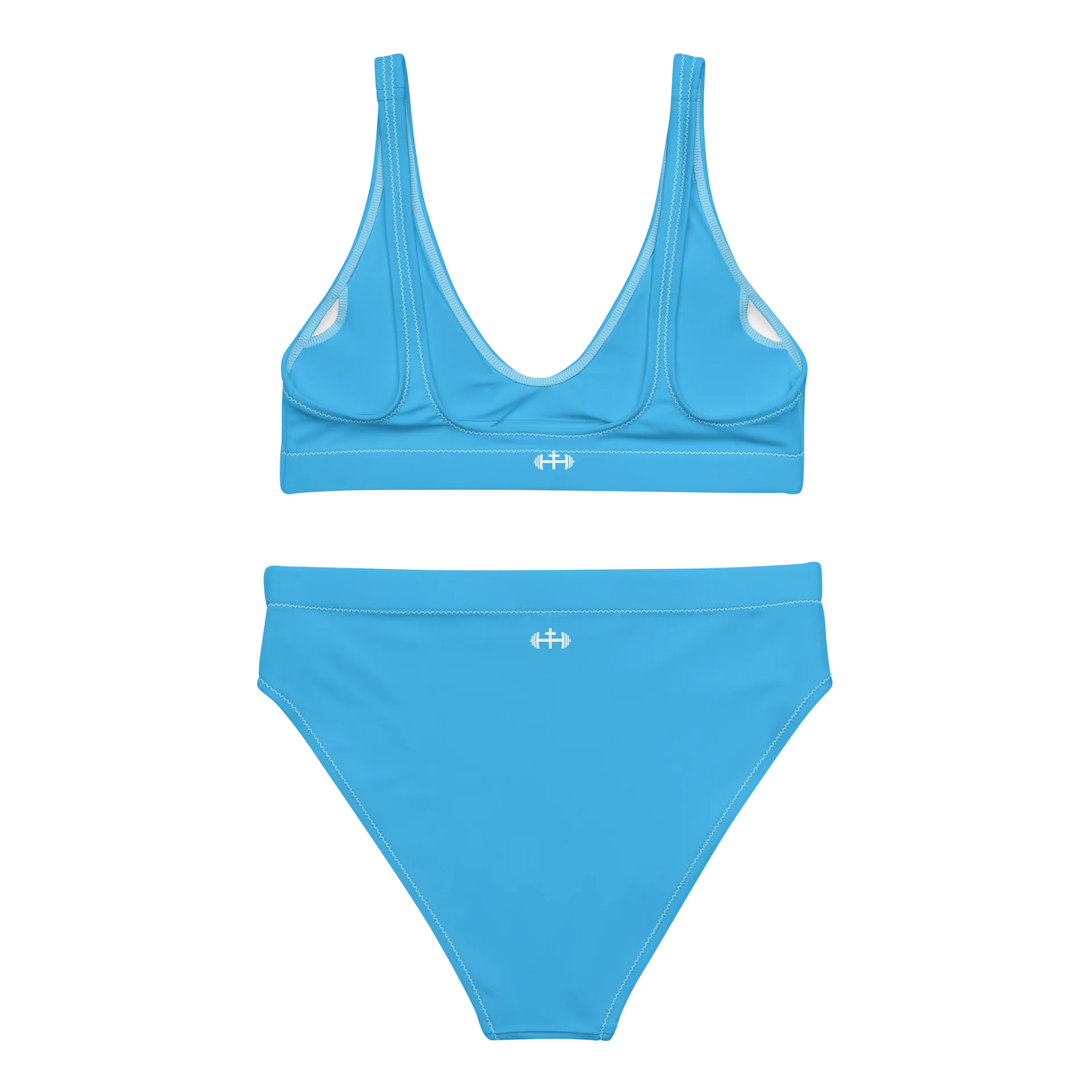 His House Womens High Waisted Bikini Set - Blue Sky product image (6)