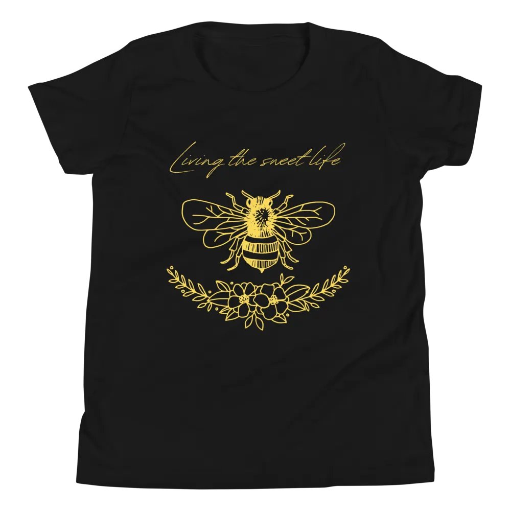 Bee-autiful Sweet Life Youth T-Shirt product image (4)
