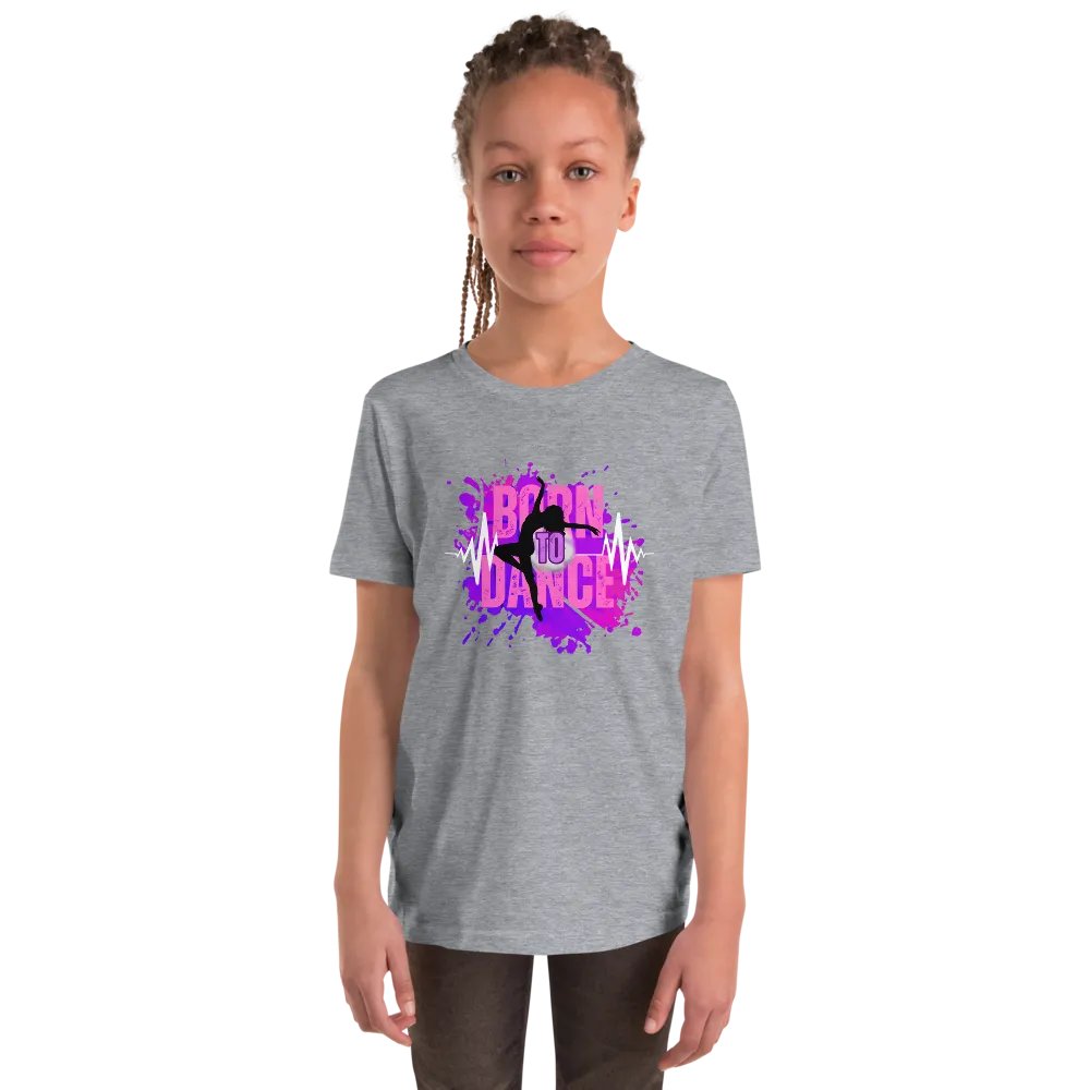 Born to Dance Her Silhouette Dynamic Dance Youth T-Shirt product image (4)