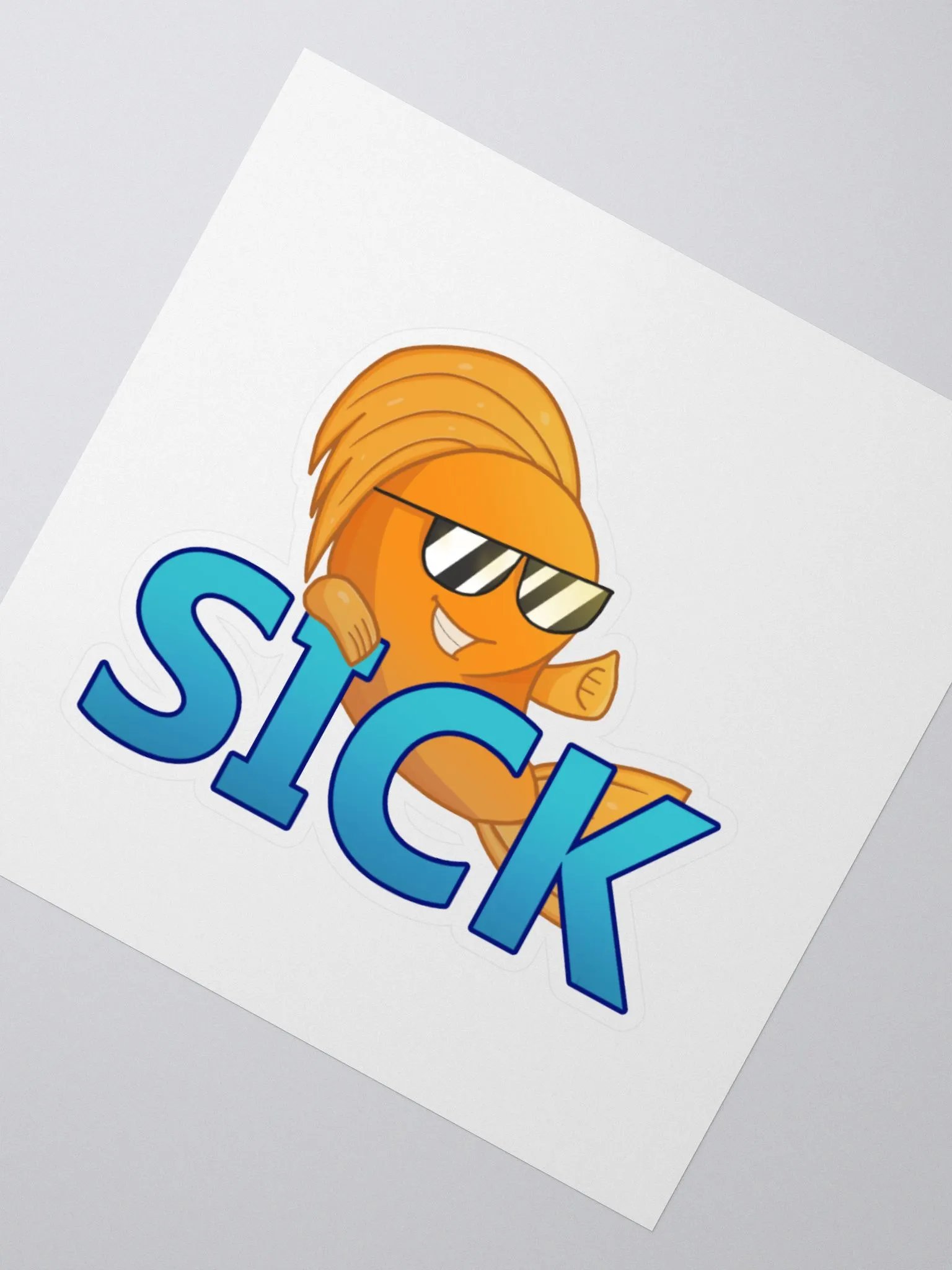 Sick Fish Sticker product image (4)