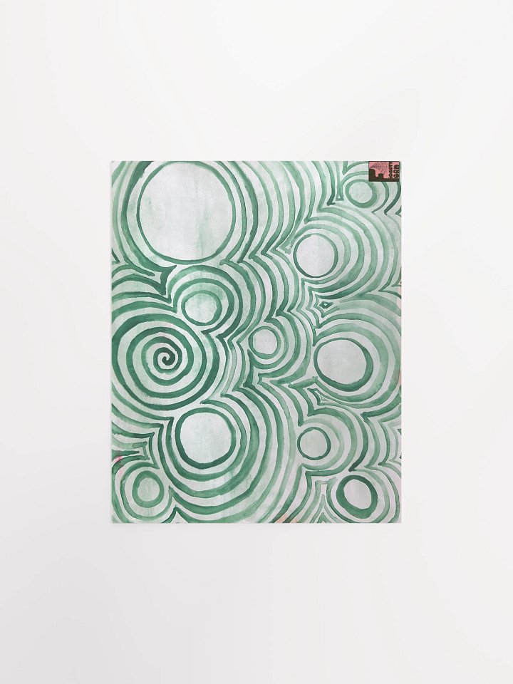 "Green Swirl" Poster Print product image (2)