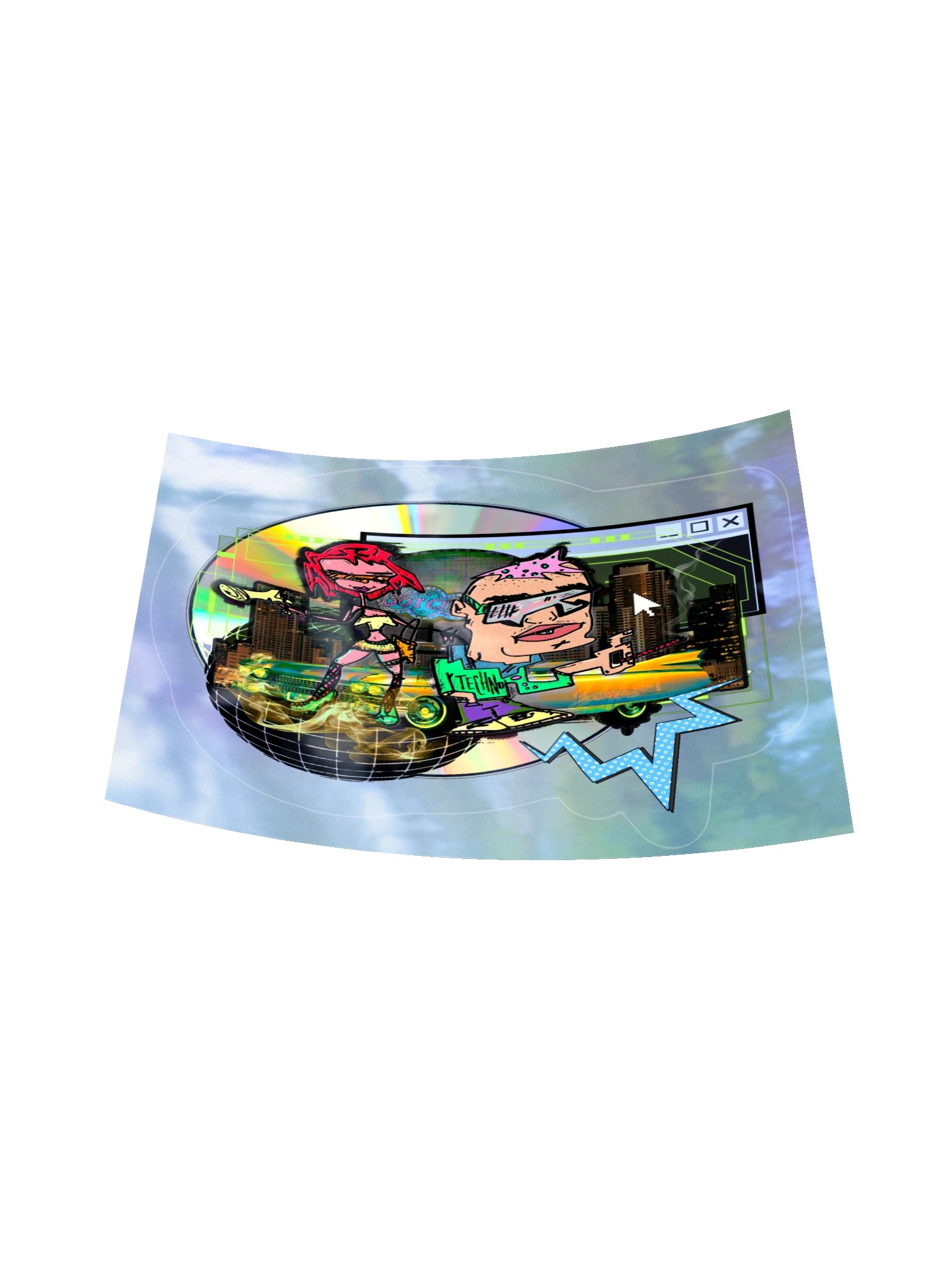 RIDE OR DIE Holo Sticker product image (17)