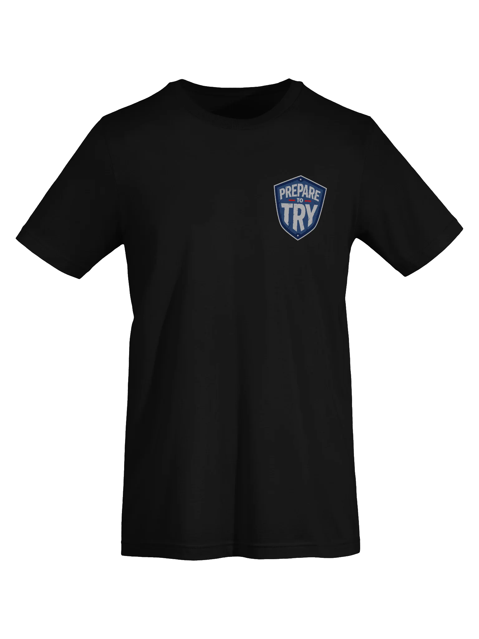 Prepare To Try T-Shirt (Colour Shield) product image (9)
