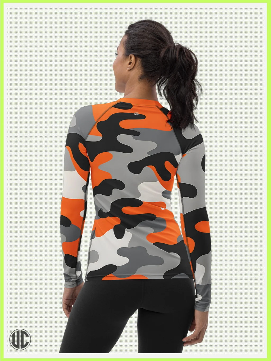 Riot – Urban Camo Women’s Rash Guard product image (2)