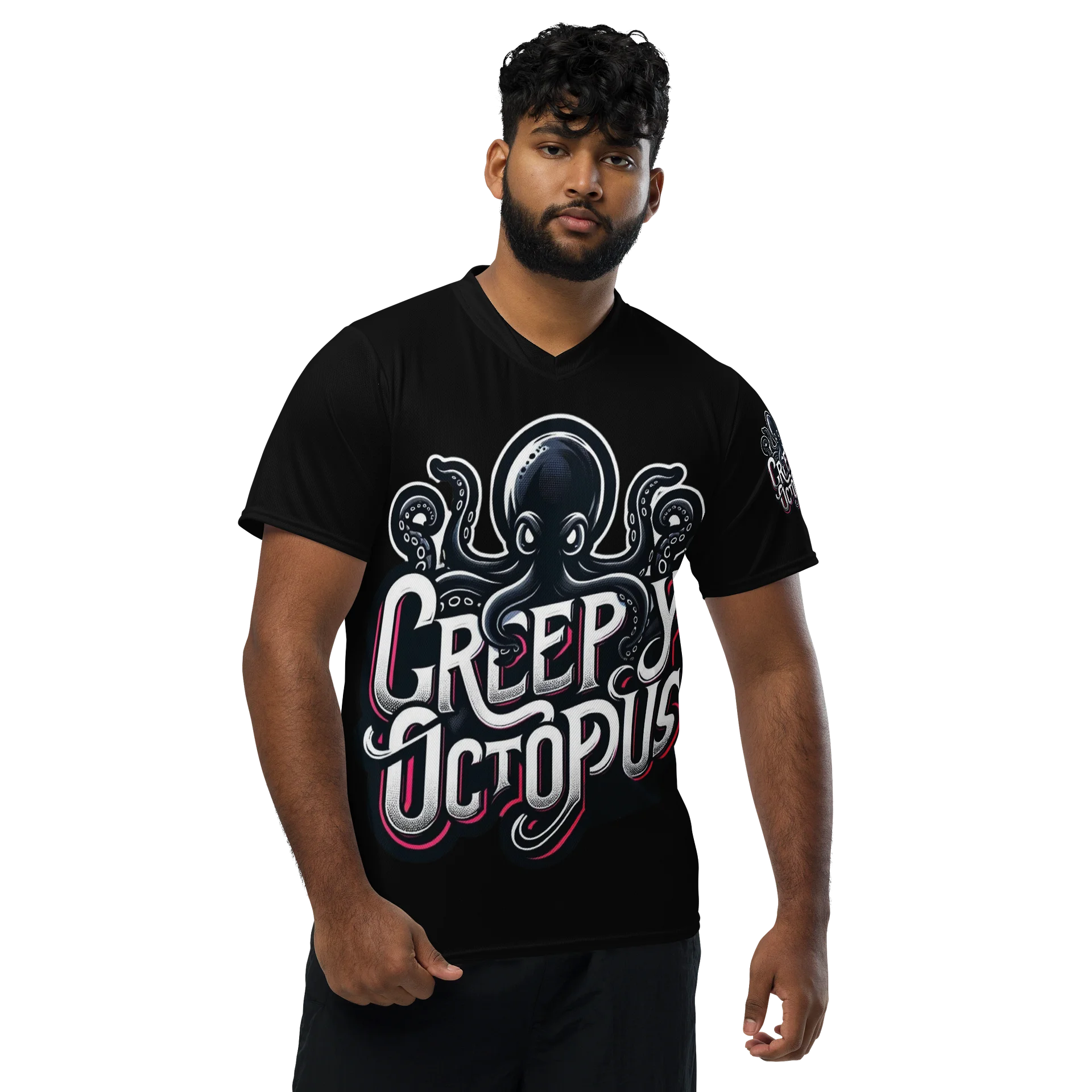 LIMITED EDITION - CNX Core All-over print Unisex Tee — Creepy Octopus 002 product image (3)