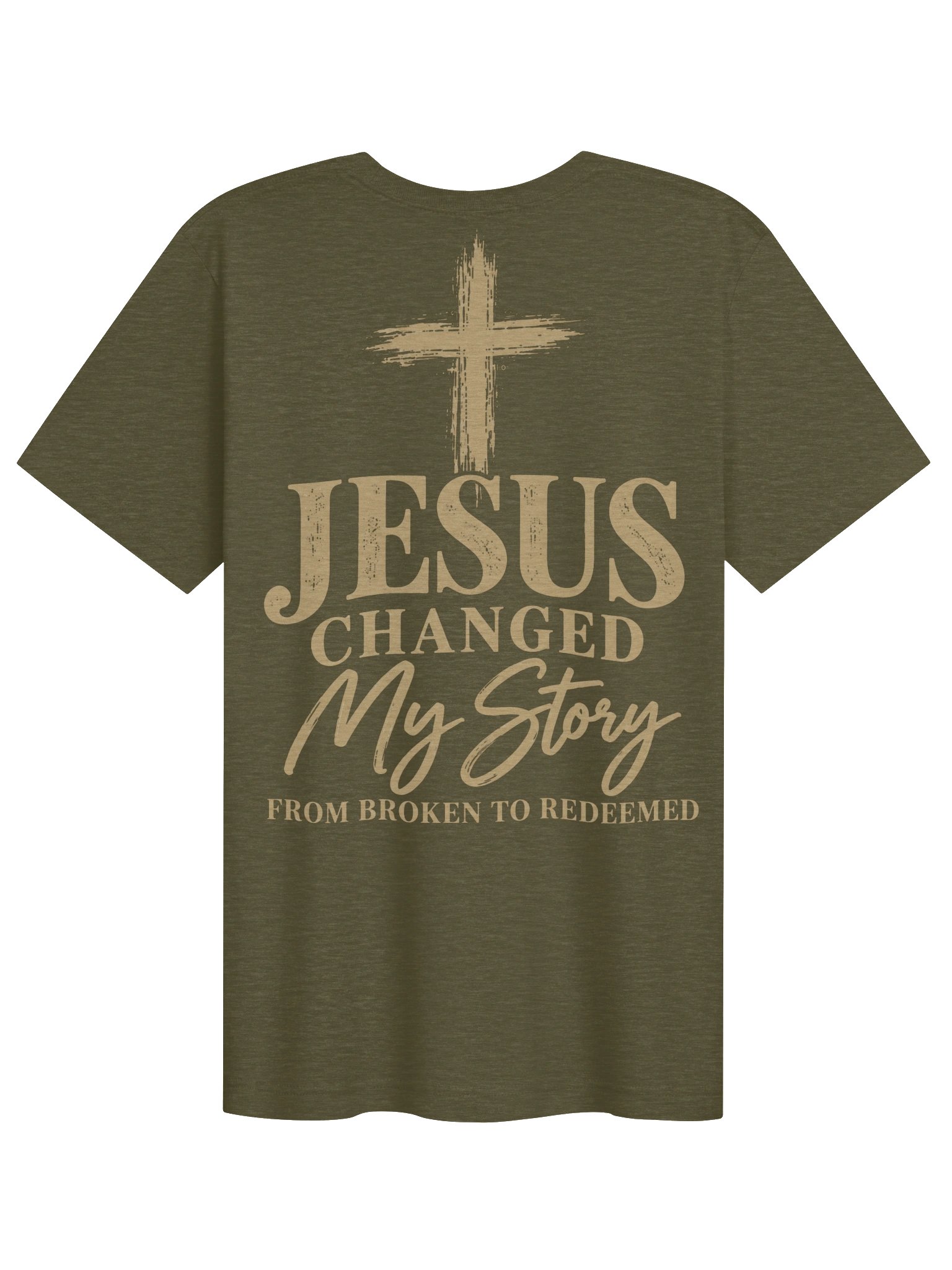 Jesus Changed My Story – Premium Unisex Christian T-Shirt product image (19)