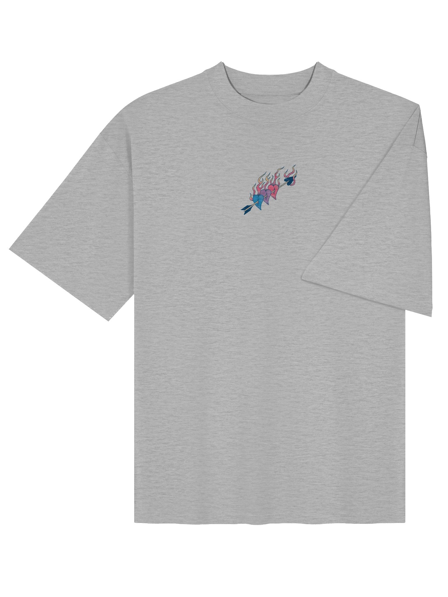 Bisexual Pride Hearts Boxy Tee product image (4)