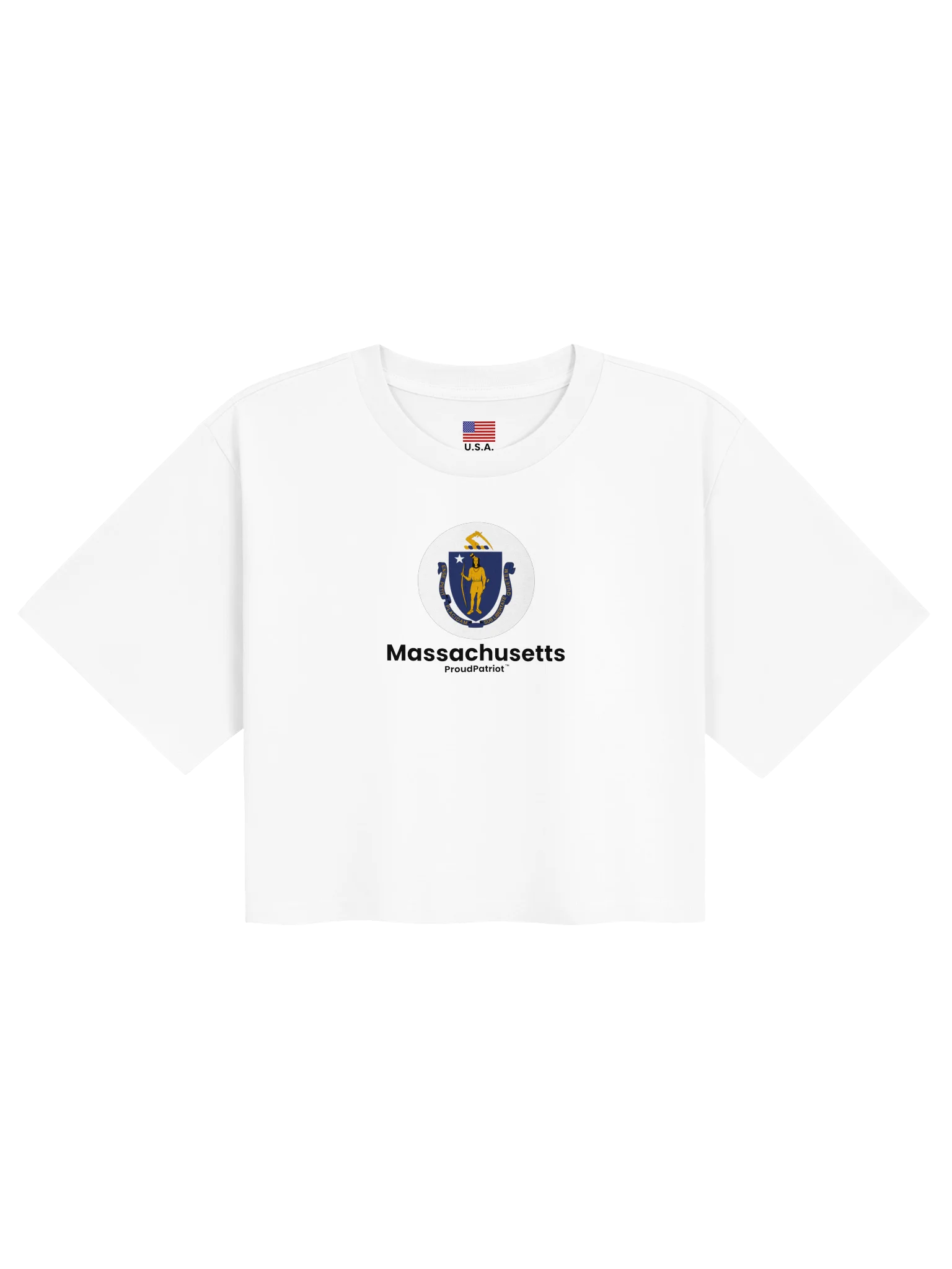 Massachusetts Women's Classic Crop Tee product image (5)