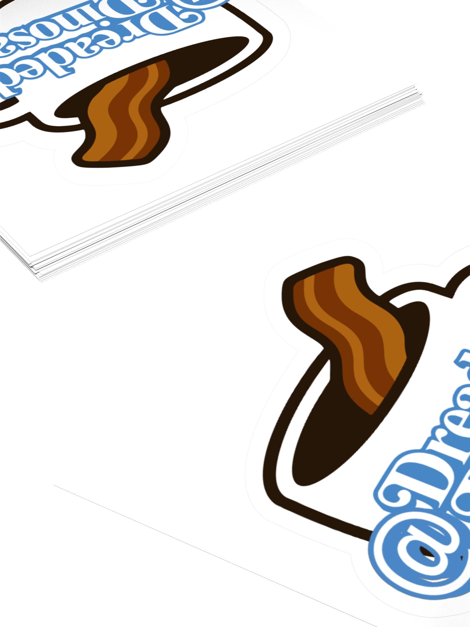 Coffee X Bacon Logo Sticker product image (4)