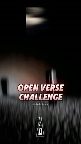 ❗OPEN VERSE CHALLENGE❗

1000 PERCENT's 