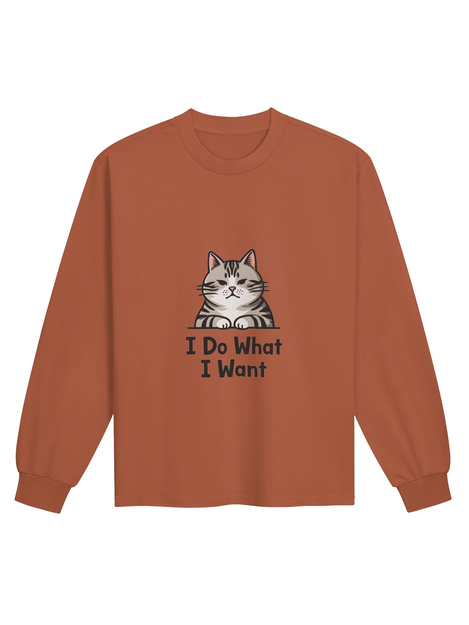 I Do What I Want Cat Long Sleeve Shirt product image (4)