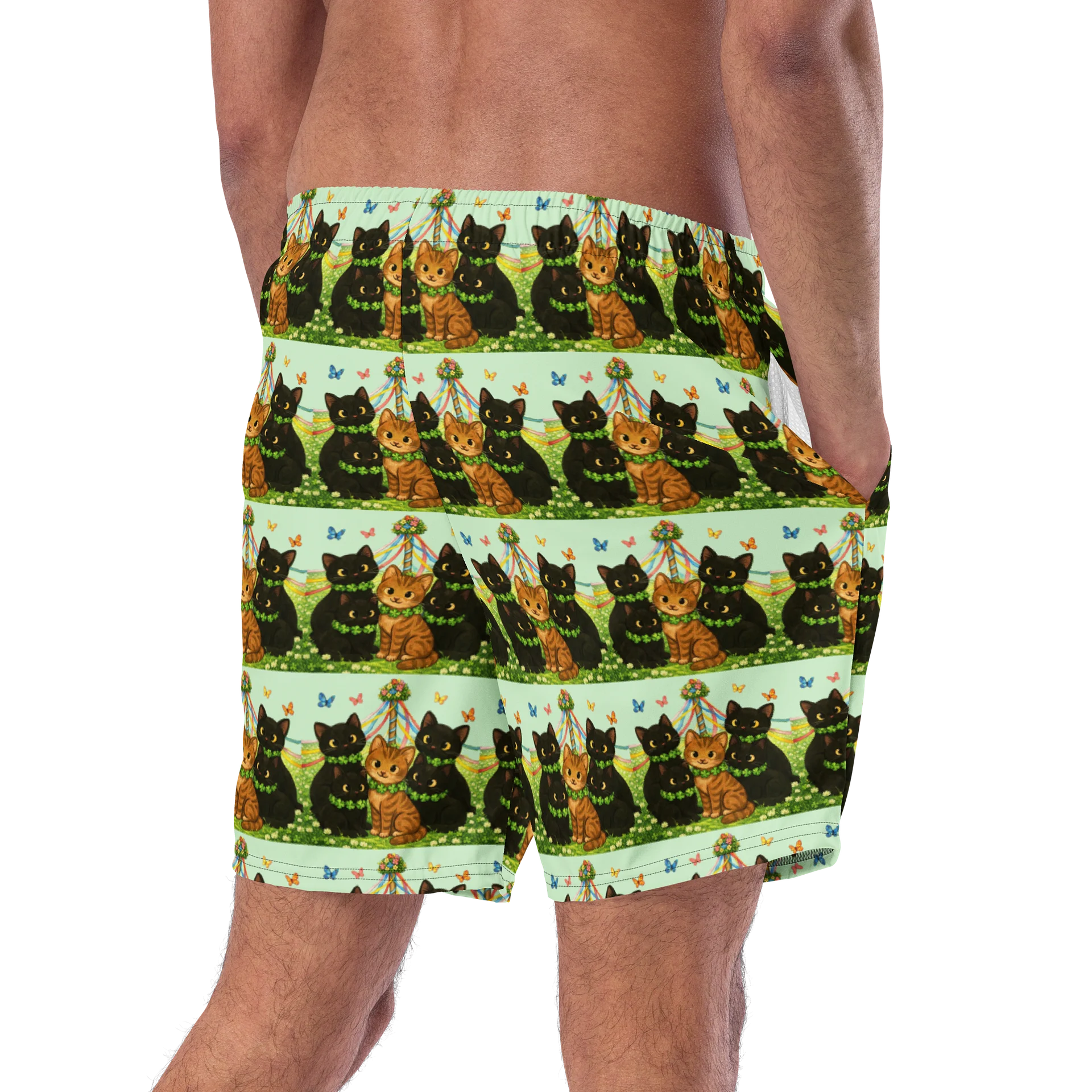 Cat brigade spring Swim Shorts product image (9)