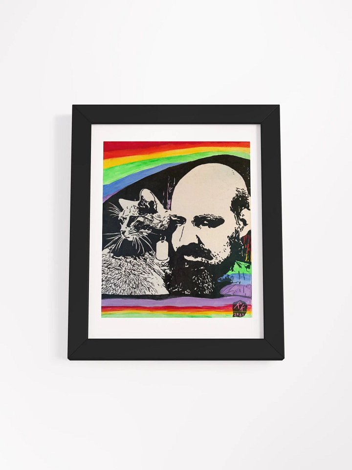 Framed Print of "My Cat and I" product image (1)