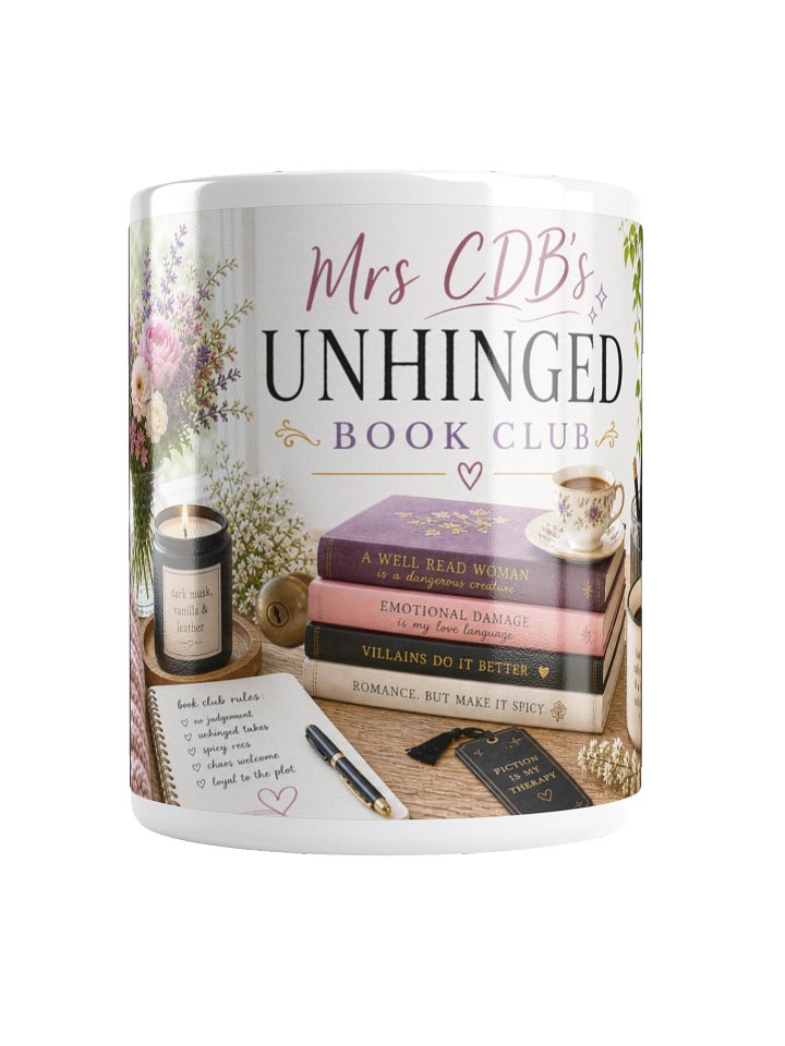 Mrs CDB's Unhinged Book Club - Mug product image (5)