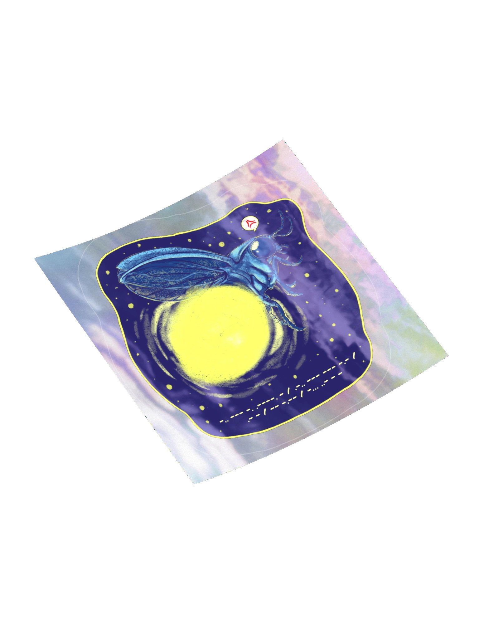 Don't Look at My Butt Firefly Sticker (SHINY!) product image (4)