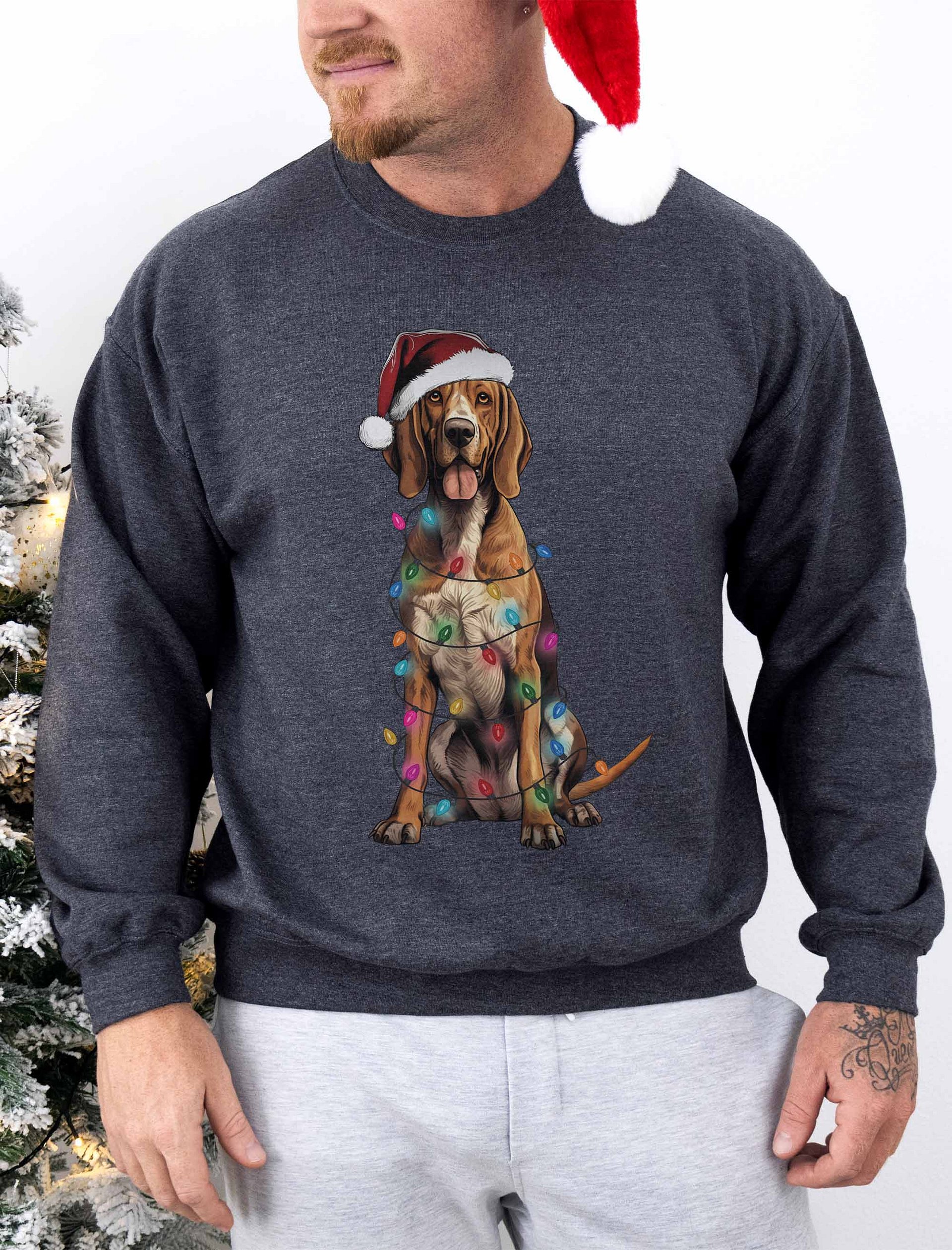 Funny American English Coonhound Christmas Sweatshirt product image (1)