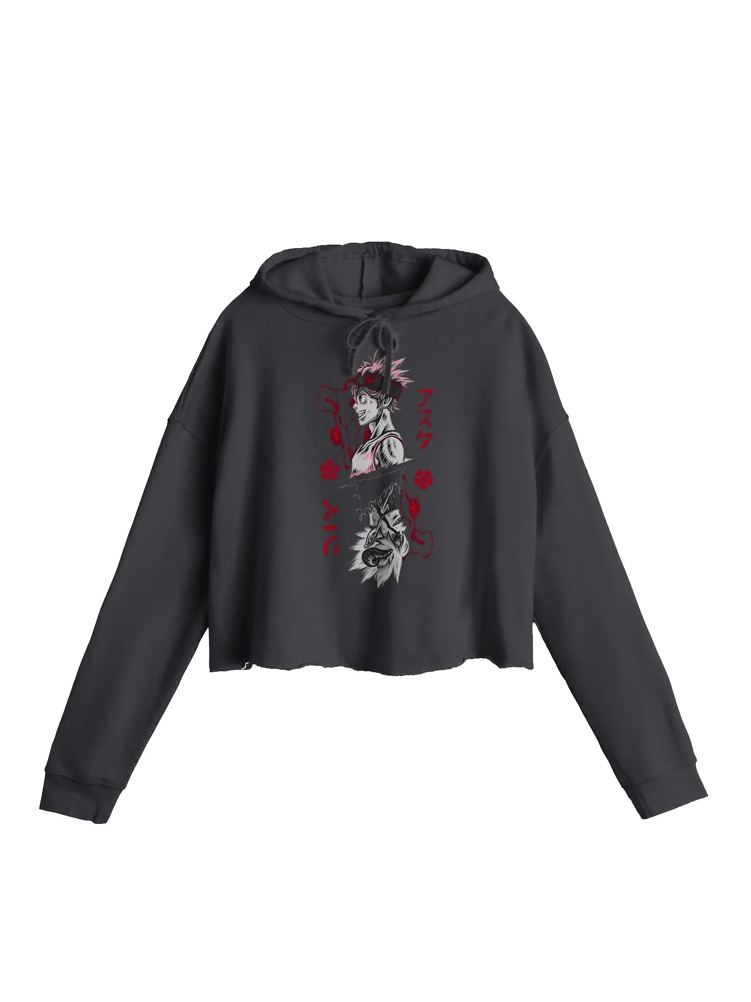 XBOYI x Black Clover | Cropped Hoodie Asta x Liebe product image (3)