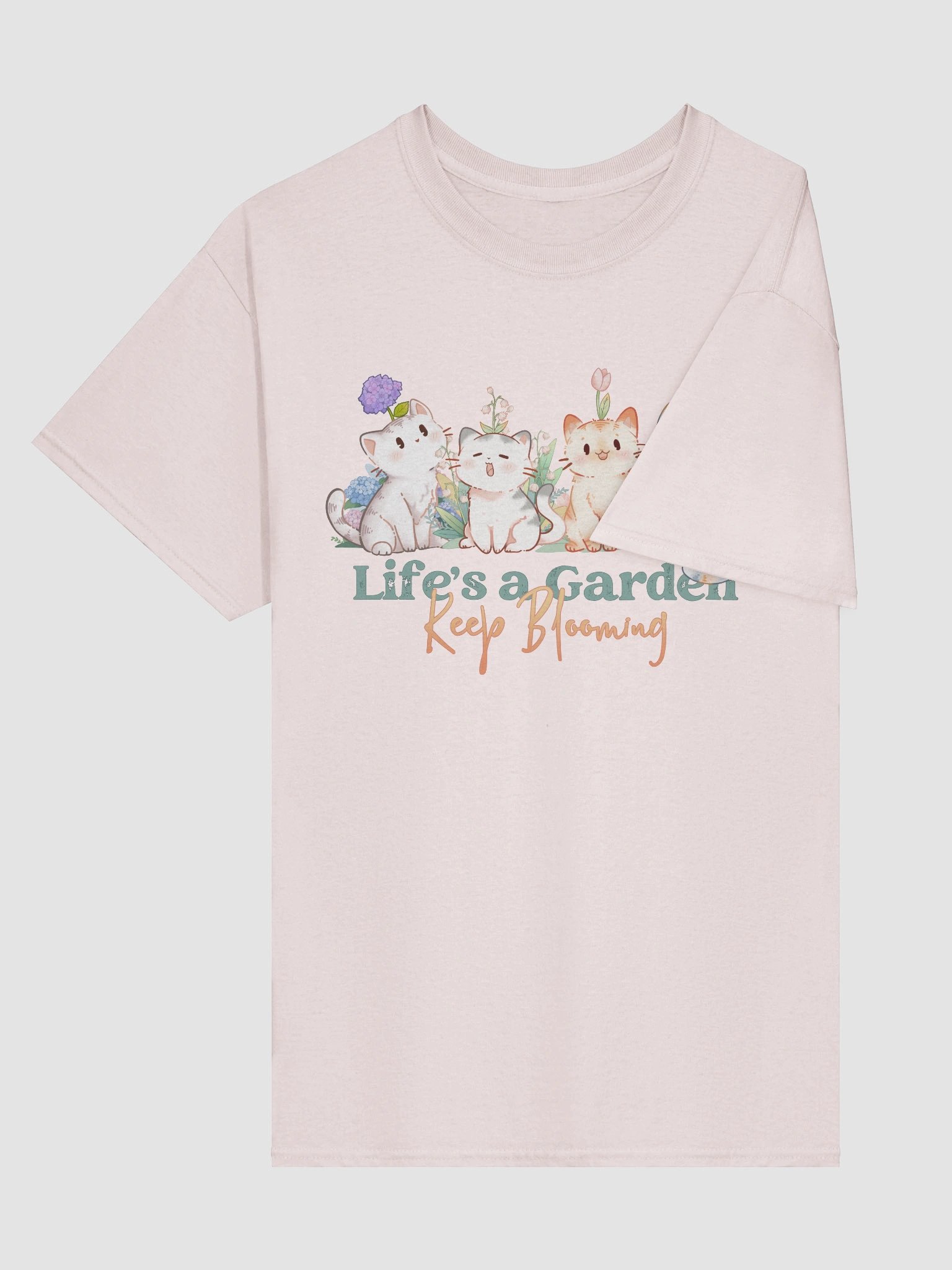 Life is a cat garden -Unisex Tee Heavyweight product image (3)