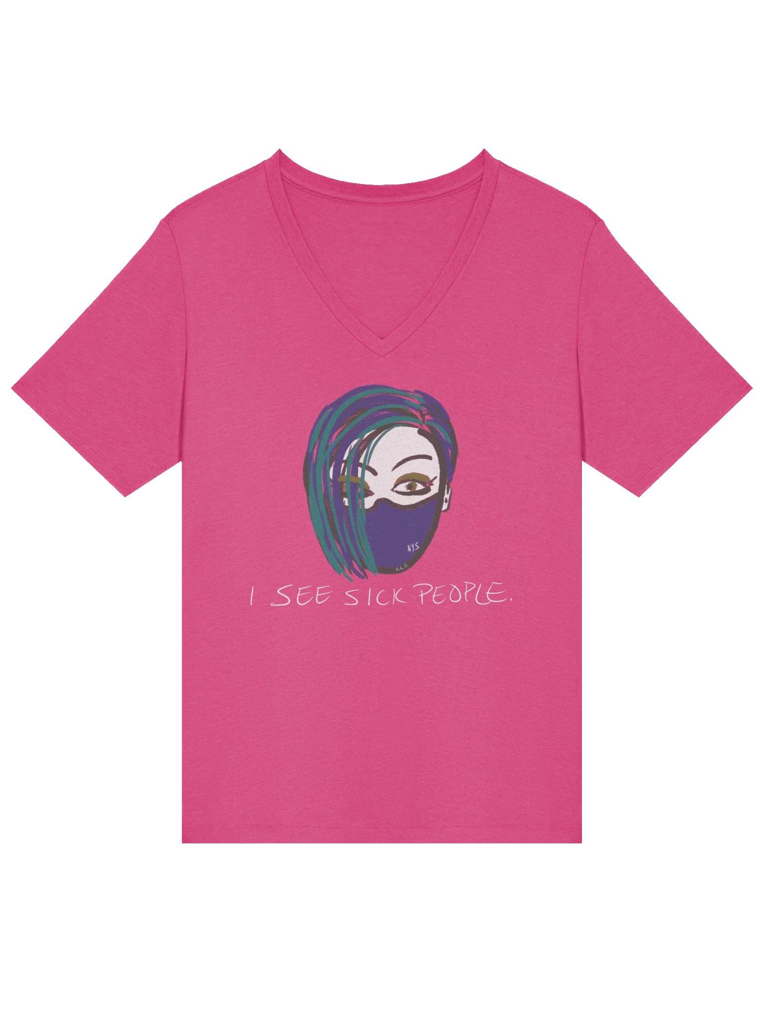 I See Sick People v-neck tee product image (3)