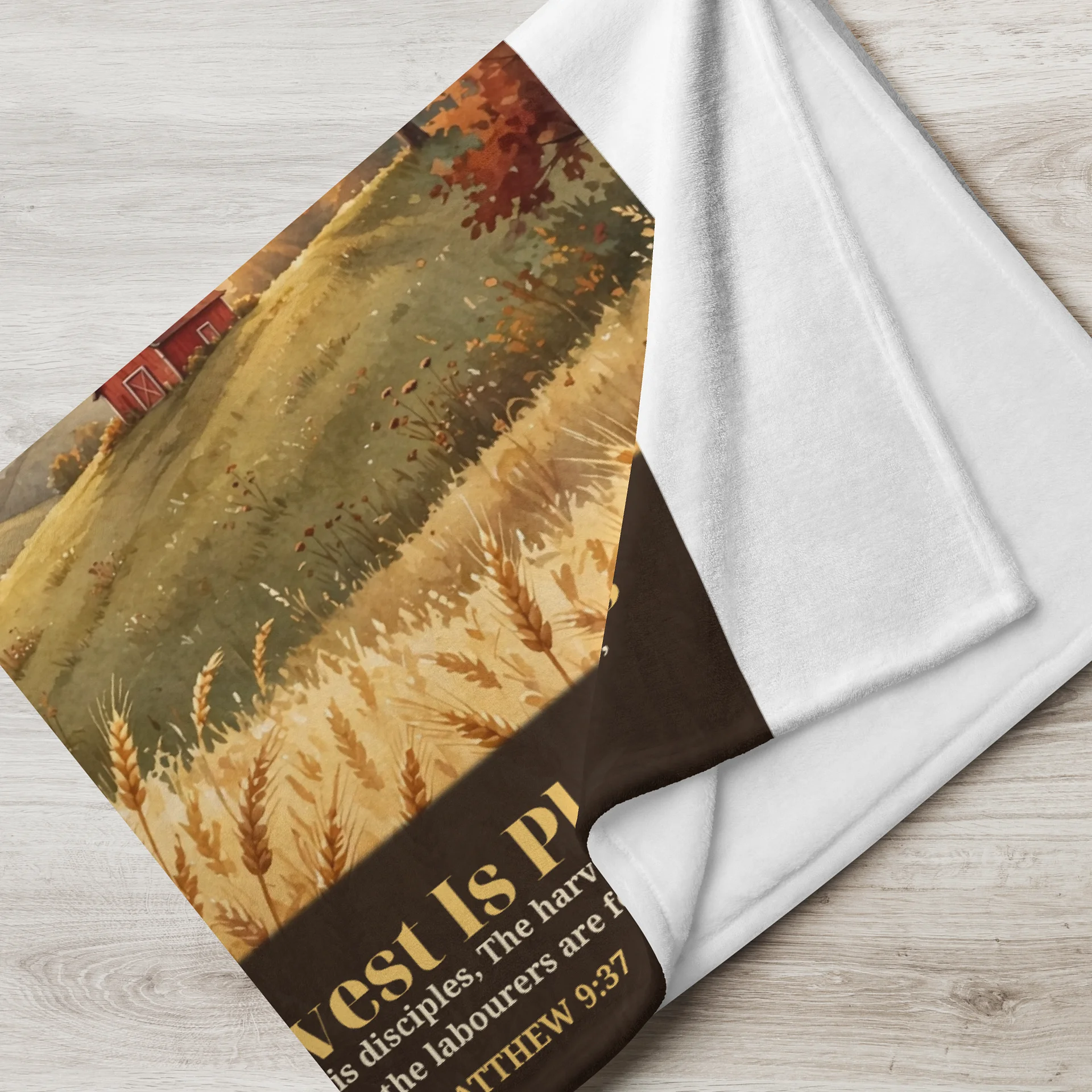 The Harvest Is Plenteous Blanket product image (7)