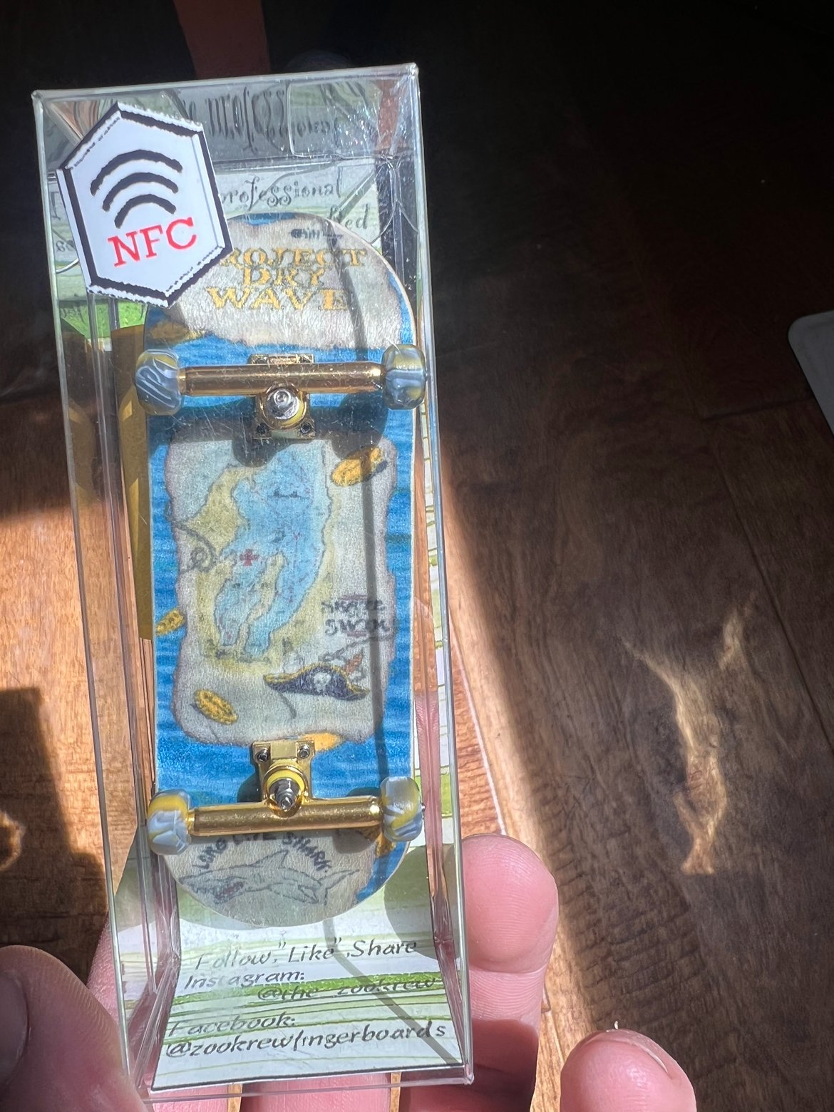 Pirate map fingerboard product image (1)