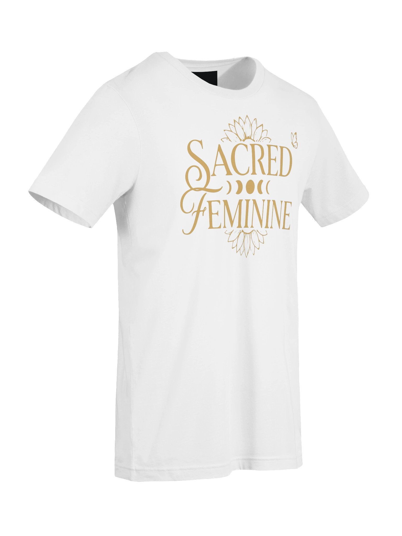 Sacred Feminine White Women’s T-Shirt | Sunflower Dream Creation product image (7)