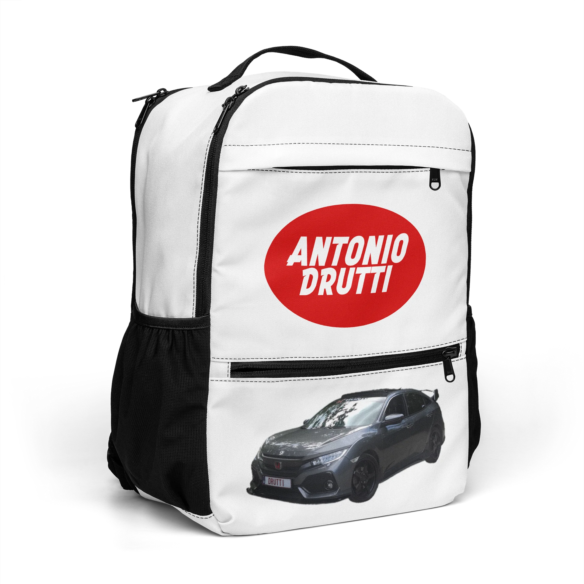 Antonio Drutti Black Car Utility Backpack, AD LOGO-> HONDA CIVIC FK7 PRESTIGE product image (7)