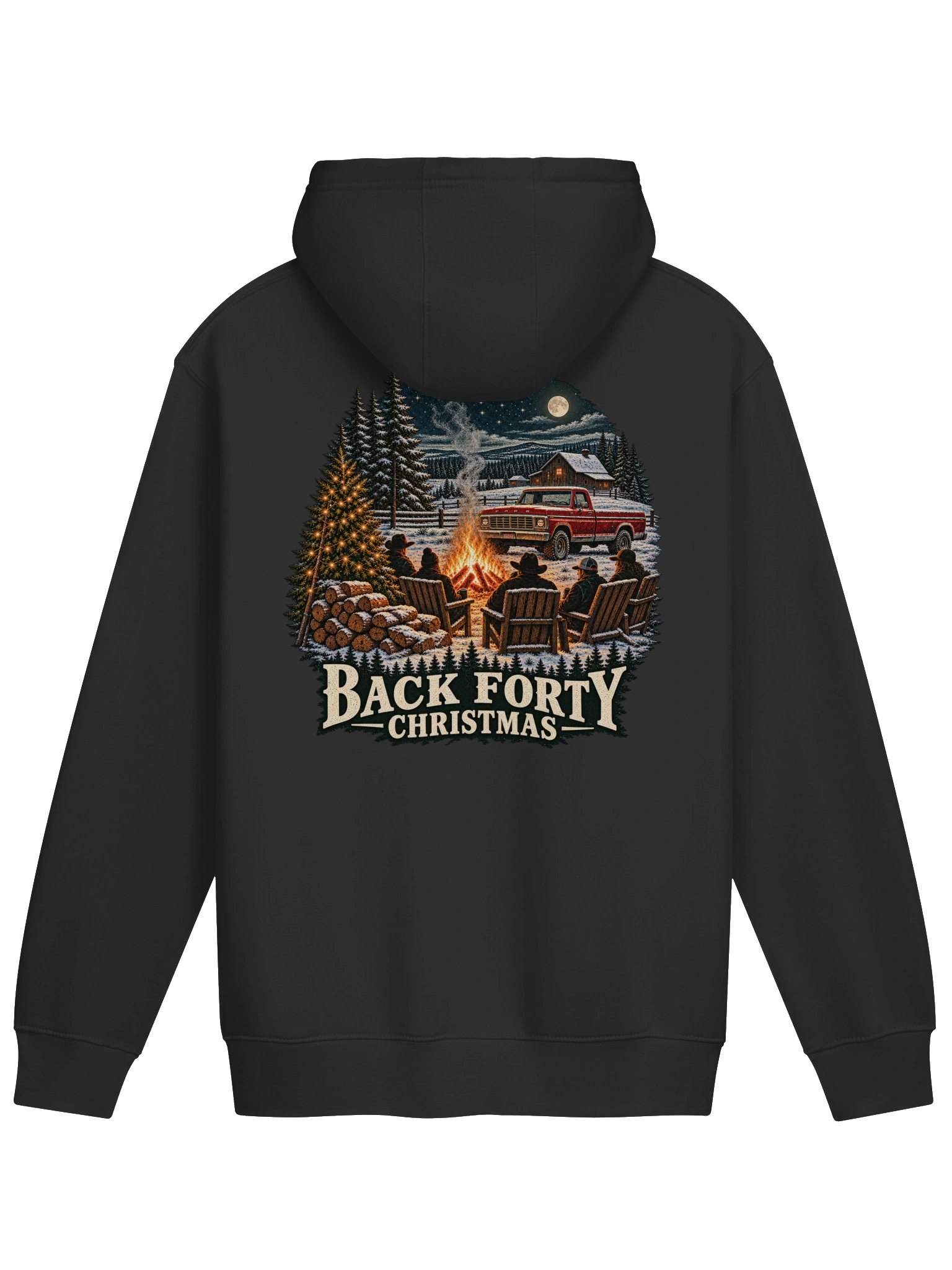 Back Forty Christmas Unisex Hoodie product image (2)