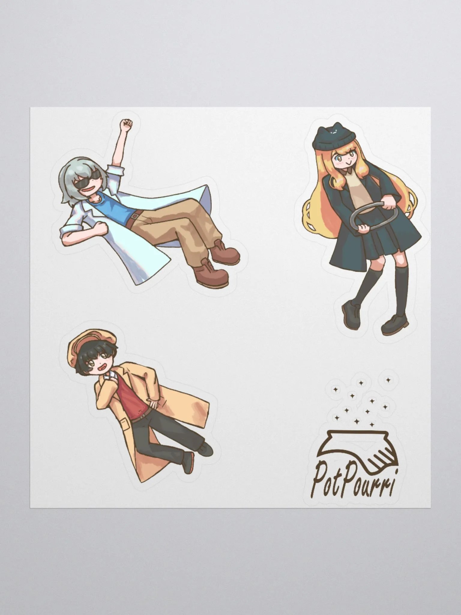 PotPourri sticker set 3 product image (1)