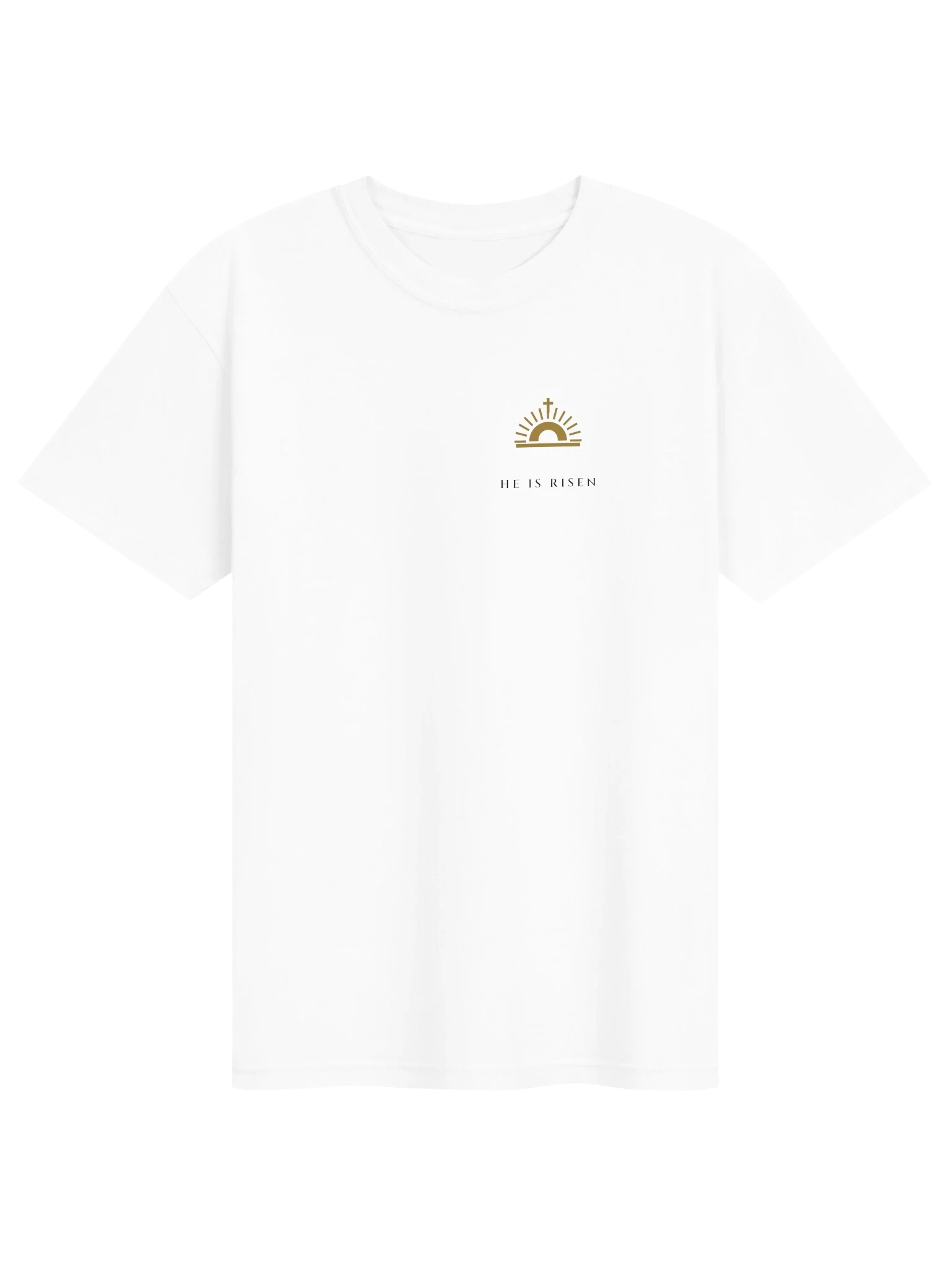 Resurrection Tee - White — Christ Is King tee