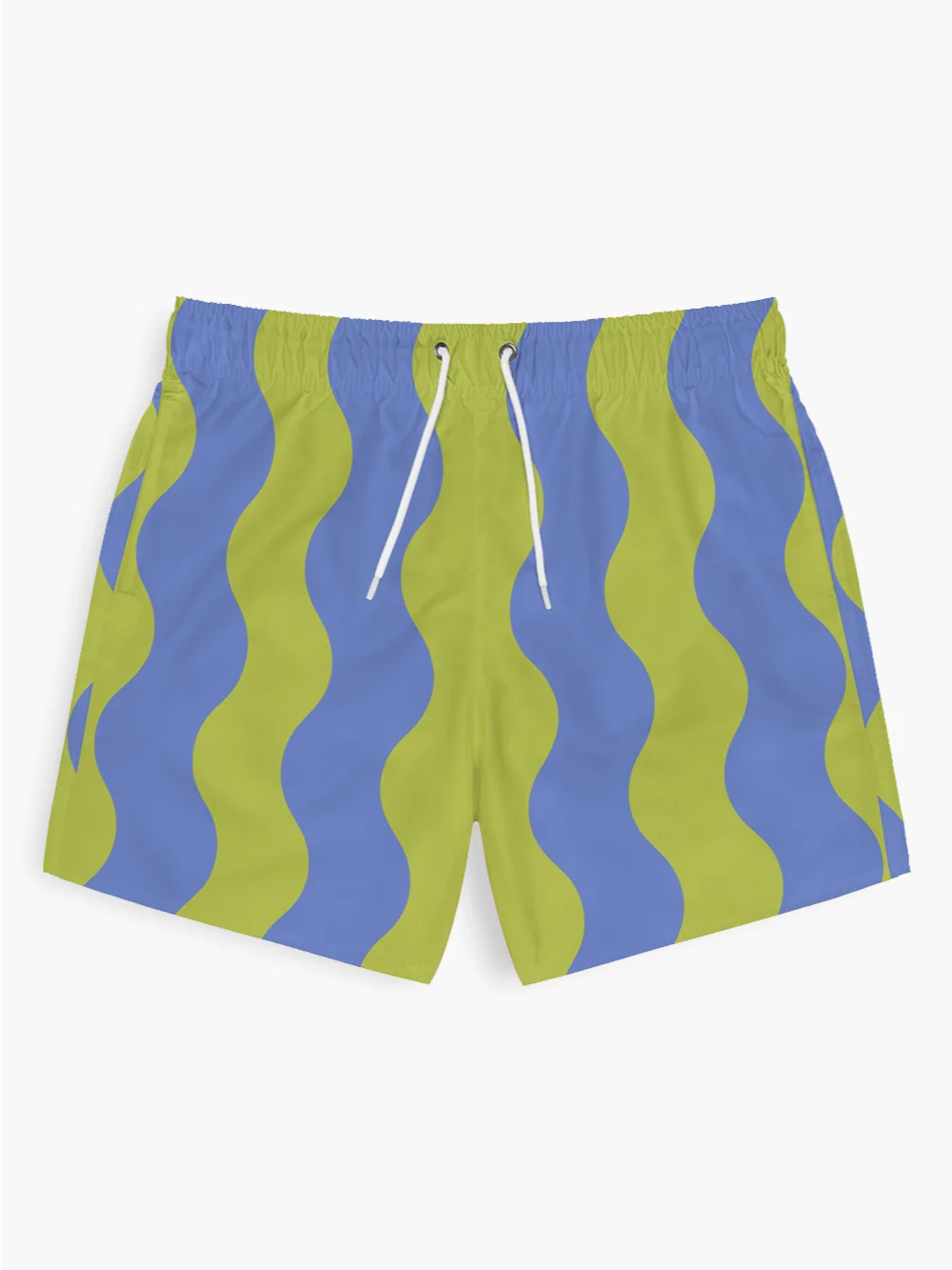 Retro Surf Striped Waves – Swim Trunks product image (1)