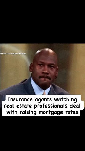 My heart is with you real estate world! #insuranceagentmemes #mortgagememes #mortgagerates #insurancememes #sales
