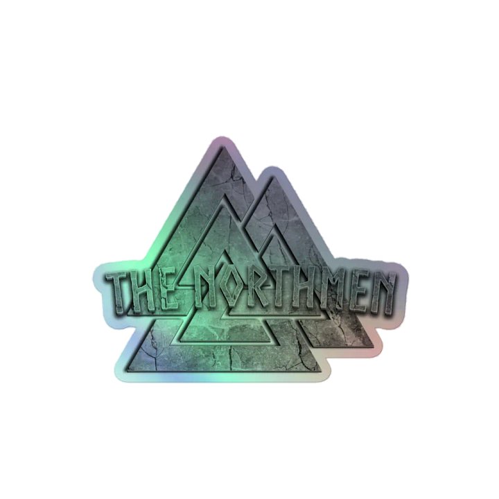 The Northmen Valknut - Grey - Holo Sticker product image (2)