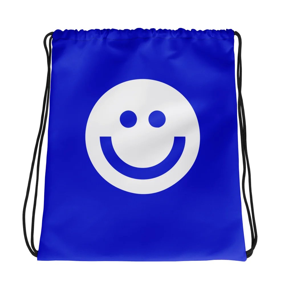 Smiley Drawstring Bag product image (1)