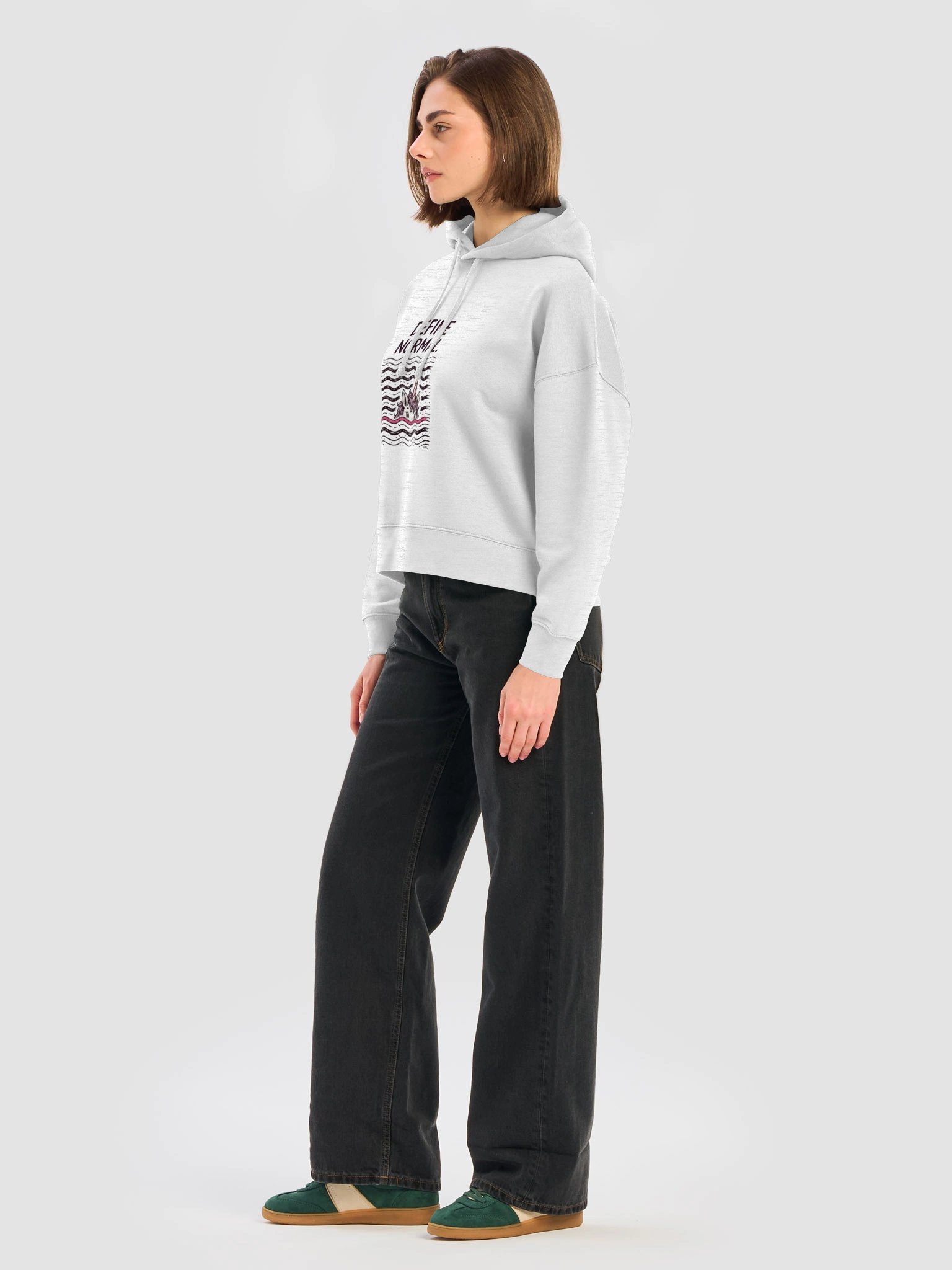Define Normal, geophysically Crop Hoodie product image (7)